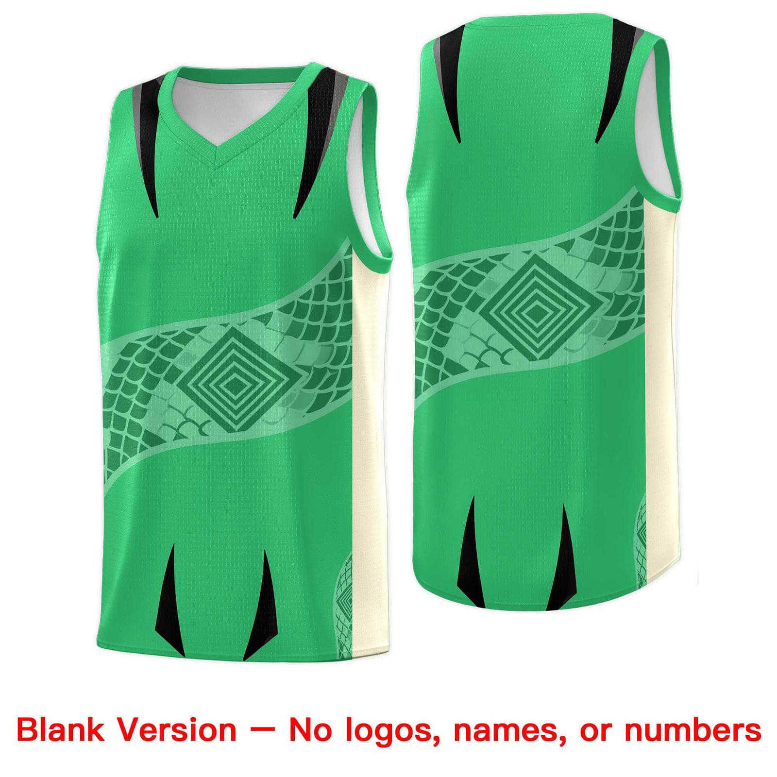 Custom Green Light Khaki Snake Scale Venomous Fang for Clubs Graffiti Pattern Basketball Suit Jersey