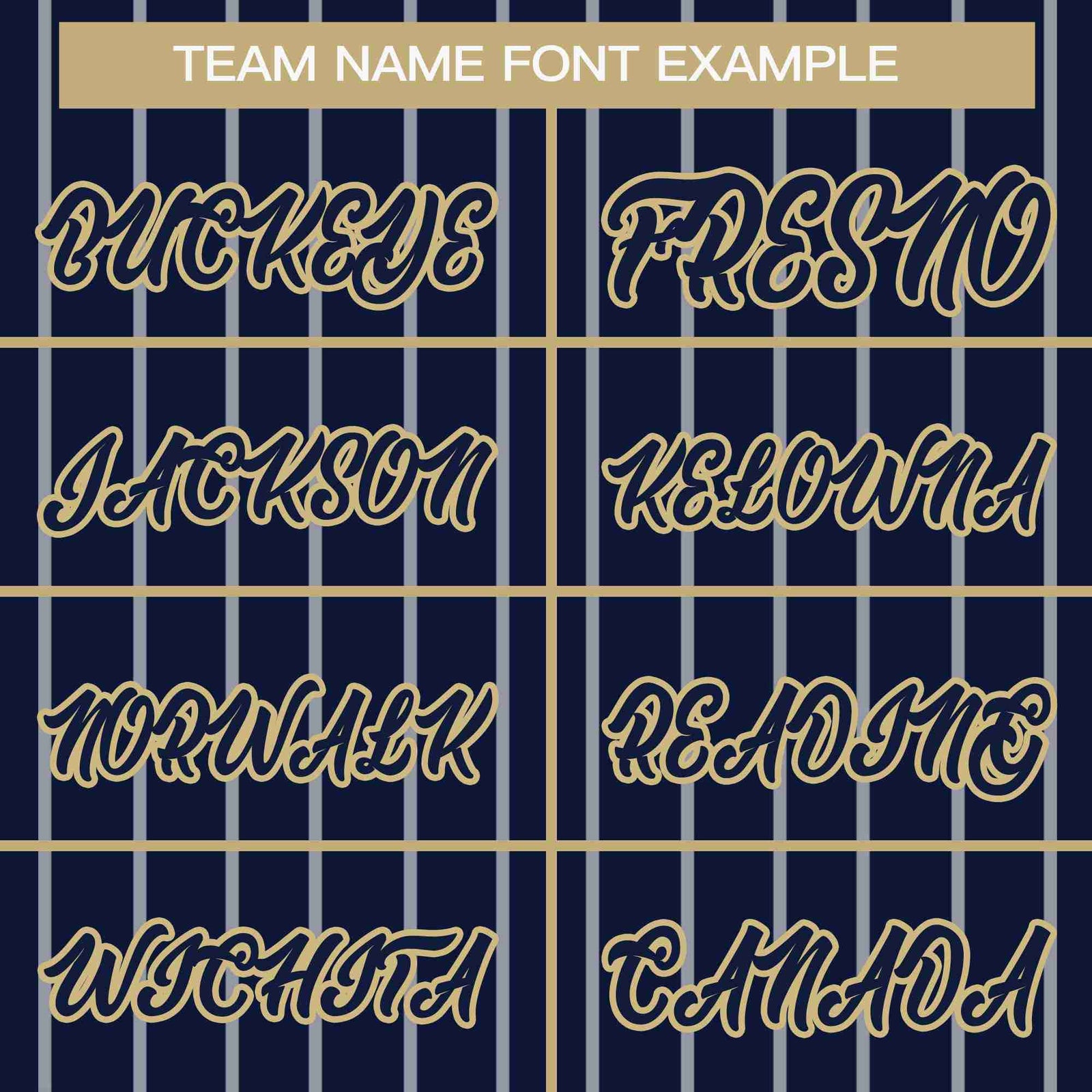 Custom Navy Cream-Light Gray Stripe Fashion Design Full Button Authentic Baseball Jersey
