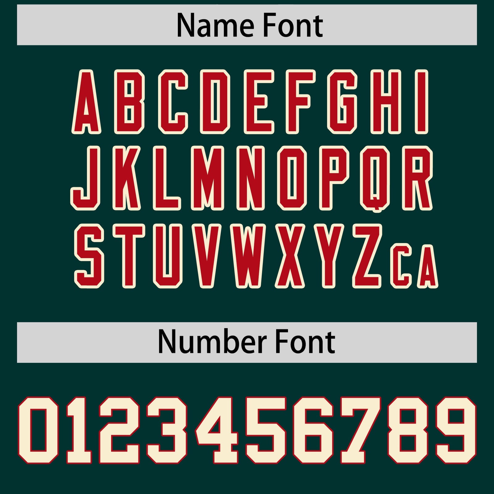 Custom Hockey Hoodie Jersey Midnight Green Red Classic Style Add Name,Number & Logo