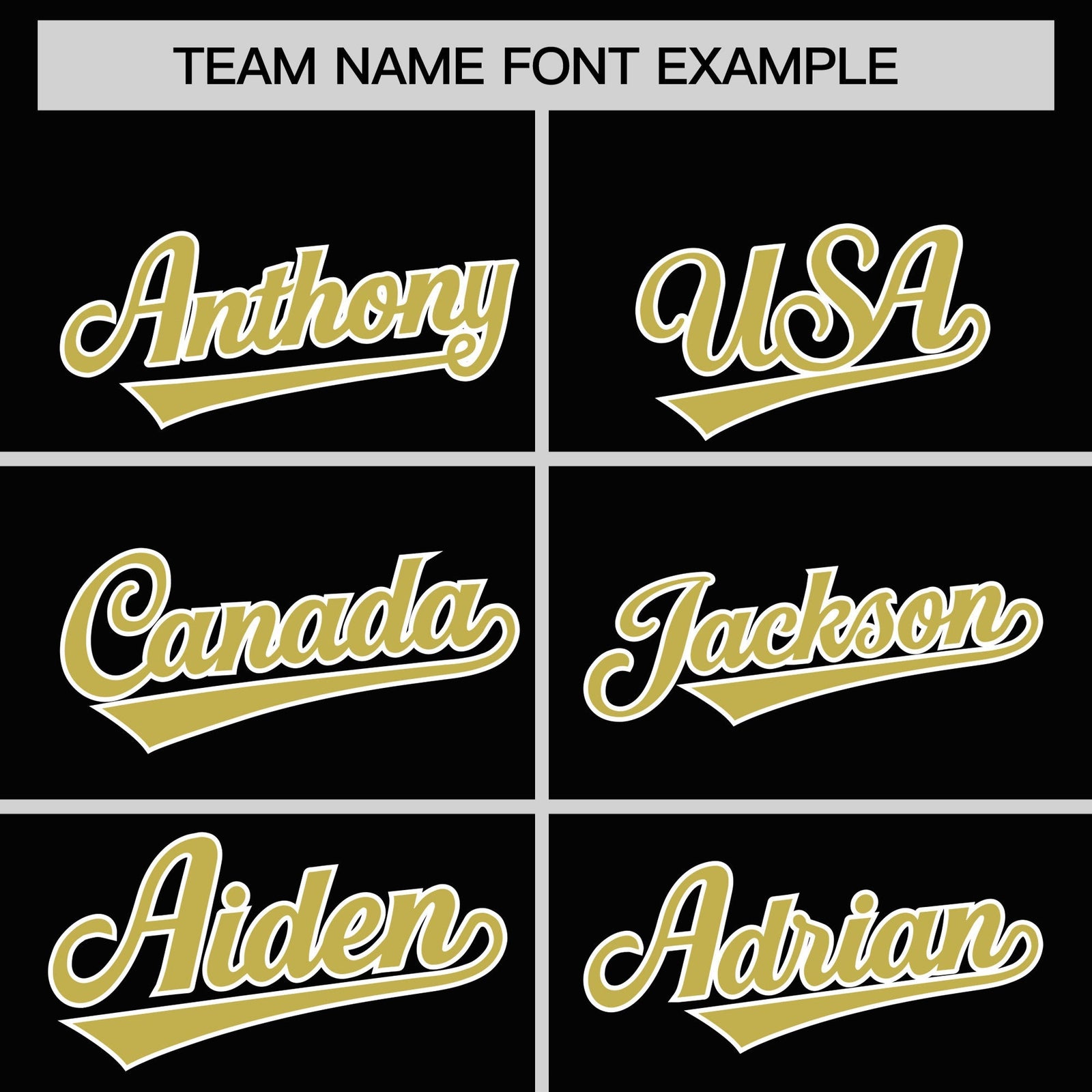 Custom Hockey Hoodie Jersey Black Old Gold Classic Style for Men&Youth