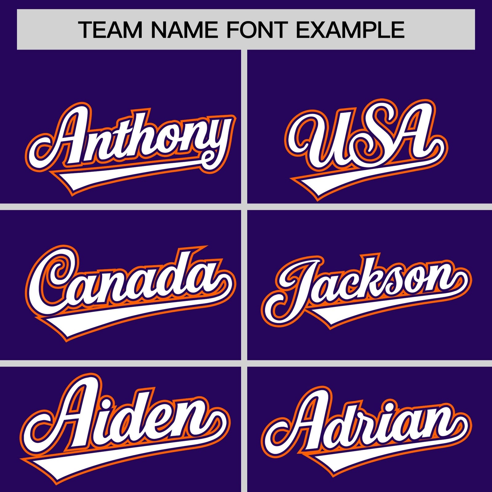 Custom Hockey Hoodie Jersey Purple Orange Classic Style Add Name,Number & Logo