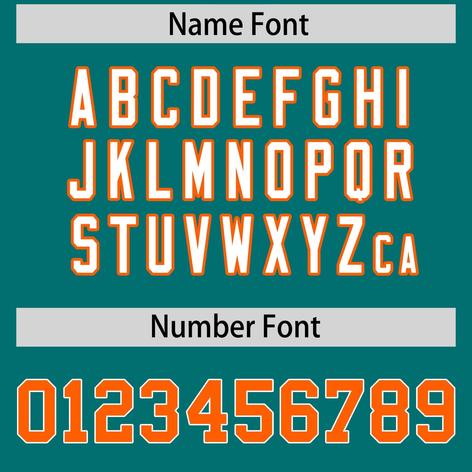 Custom Hockey Hoodie Jersey Teal Orange Classic Style Add Name,Number & Logo
