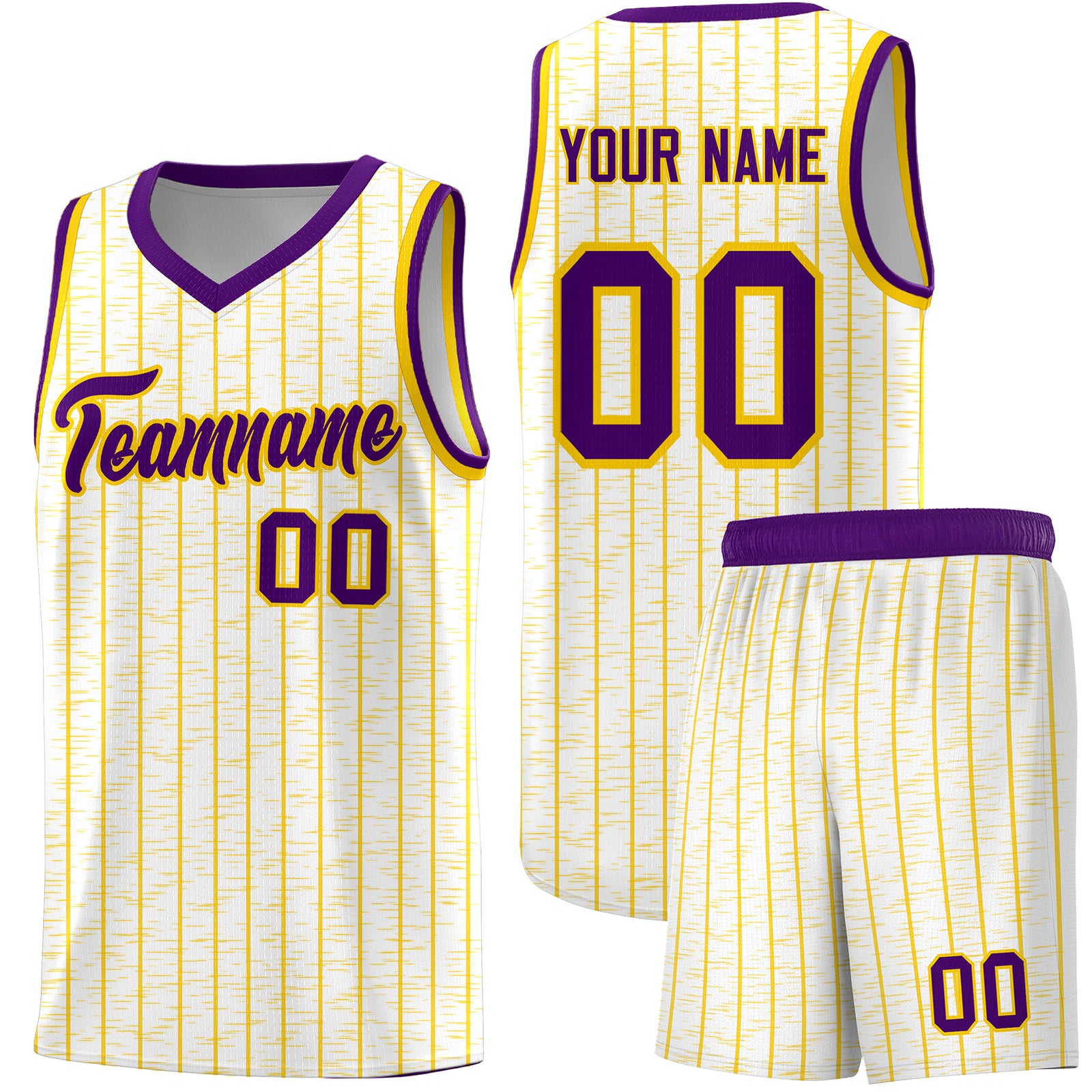 Custom White Custom Gray Pinstripe Retro Sets Uniform Basketball Jersey