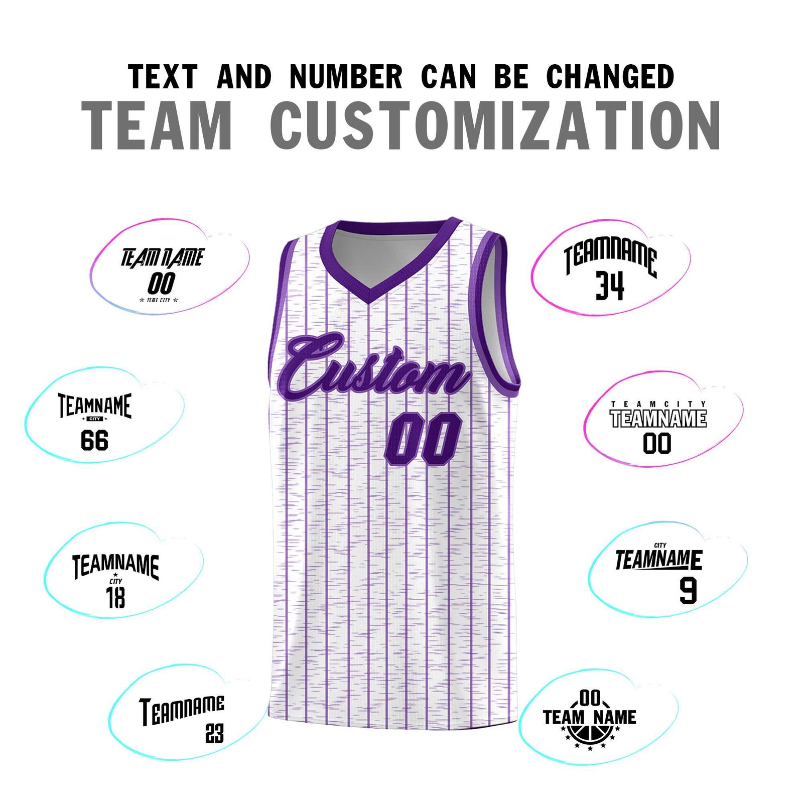 Custom White Custom Gray Pinstripe Retro Sets Uniform Basketball Jersey