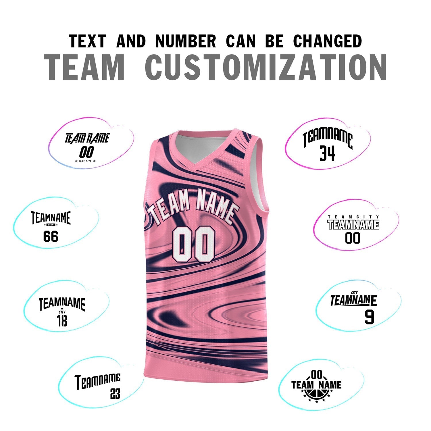 Custom Bright Green Navy Graffiti Pattern Fluids Style Sports Uniform Basketball Jersey Sets