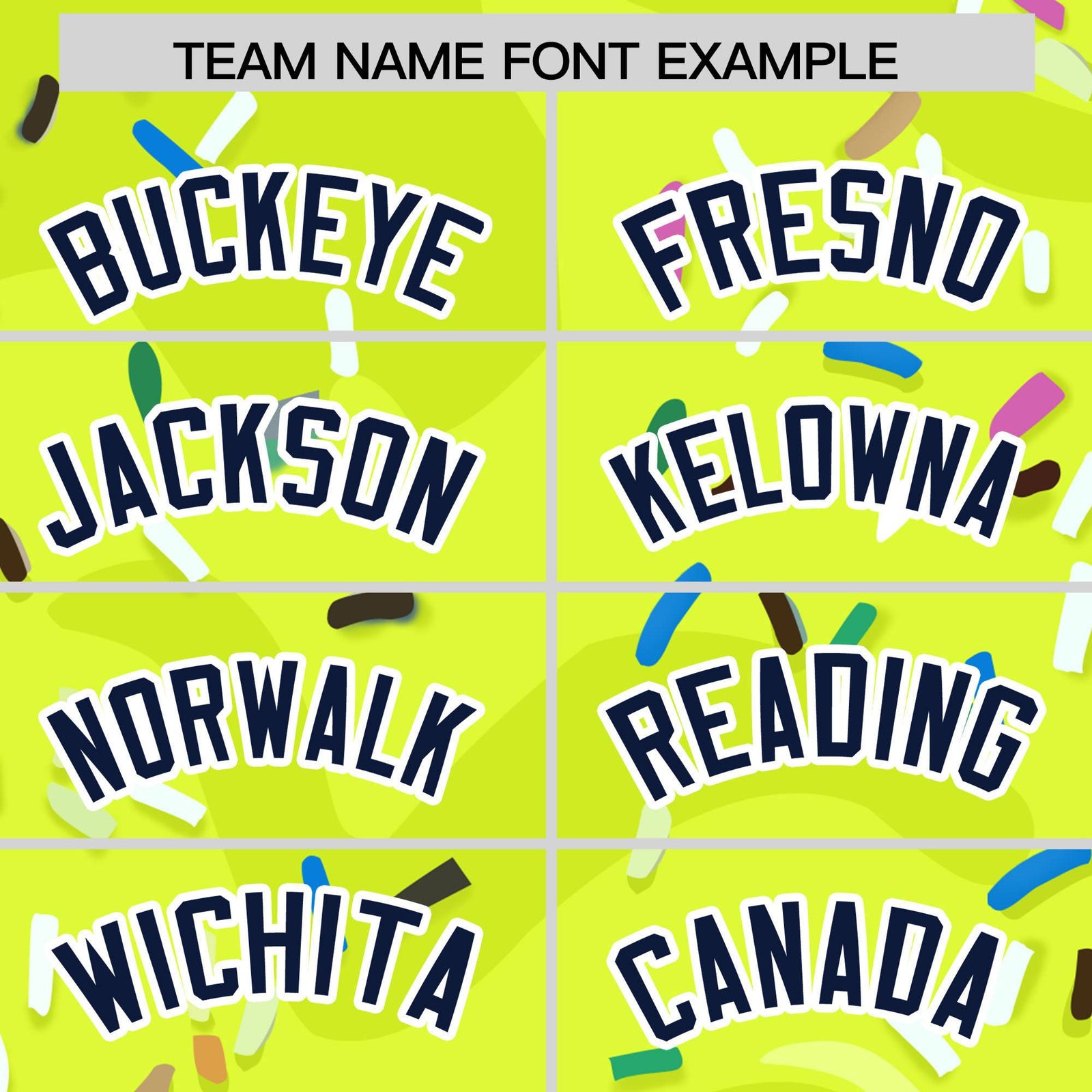 Custom Fluorescent Green Ice Cream Cone Graffiti Pattern Fashion Authentic Baseball Jersey