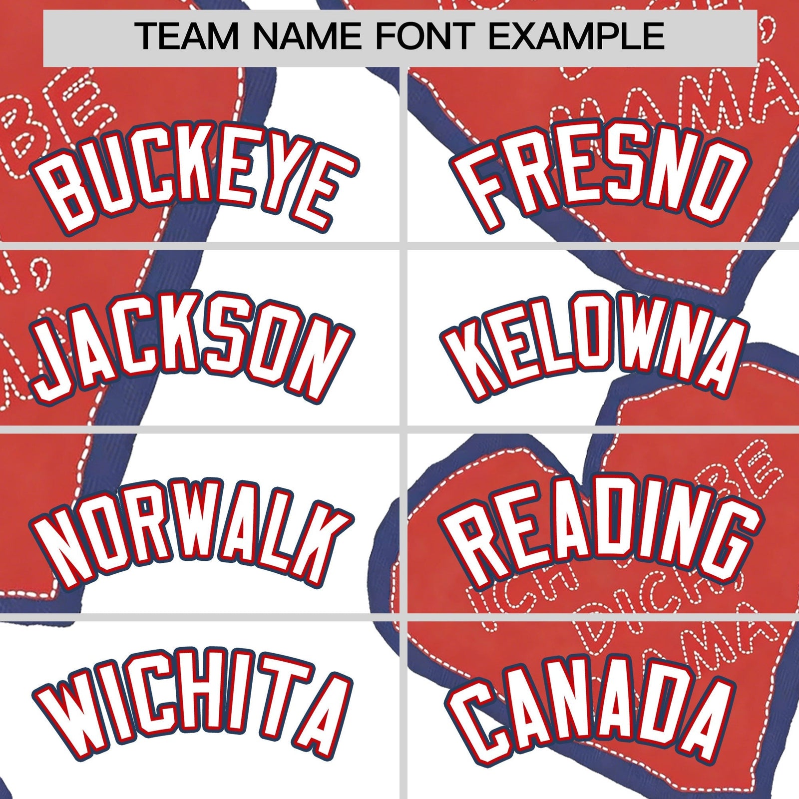 Custom White Red Midnight Blue Mother's Day Style Graffiti Pattern Stretch Fabric Baseball Jersey| KXKSHOP
