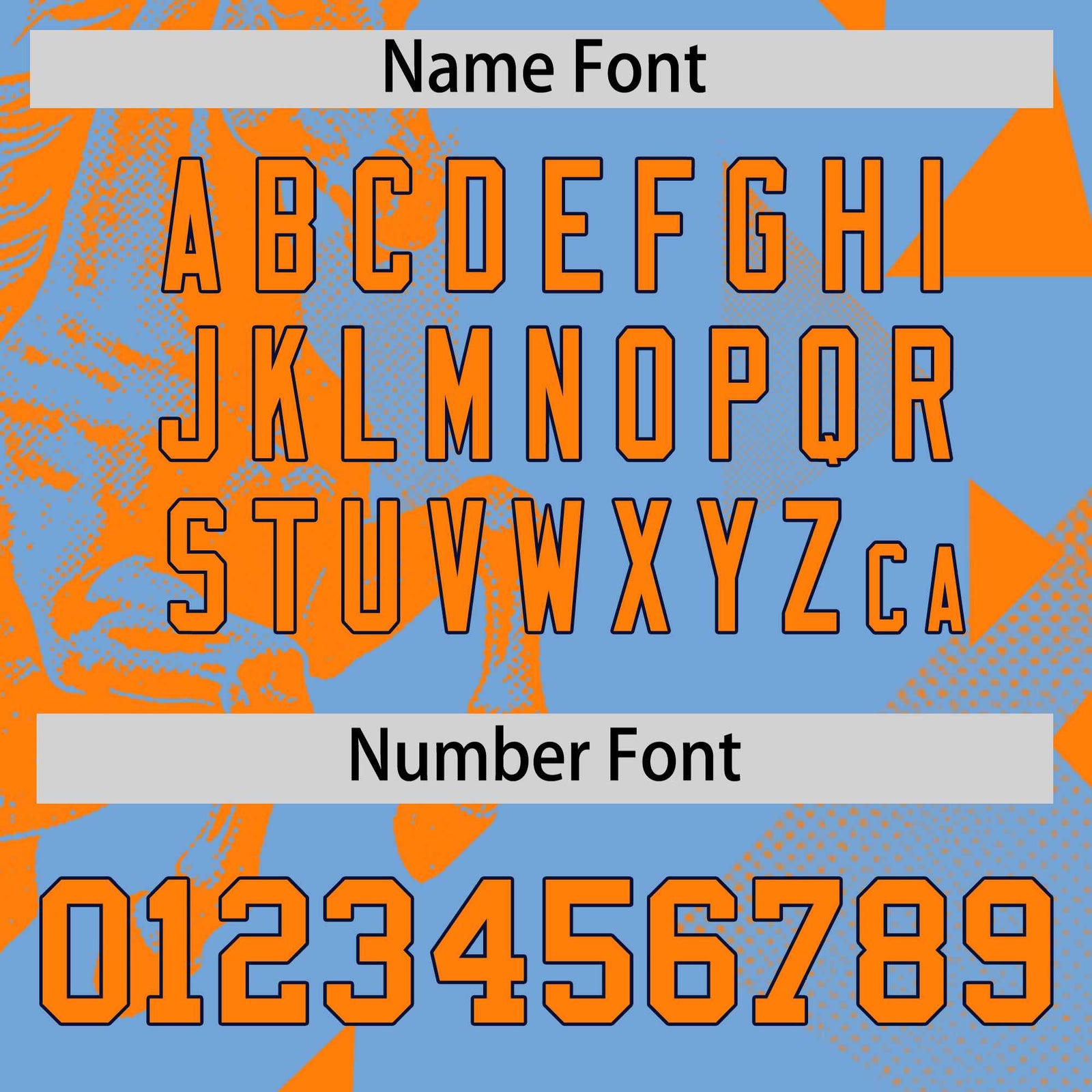 Custom Orange Powder Blue Raptor Series Raglan Sleeves Street Style Baseball Jersey
