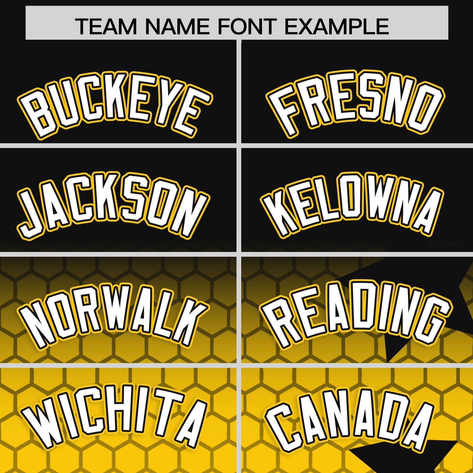Custom Black Gold White Rising Stars Series Gradient Fashion Baseball Jersey| KXKSHOP