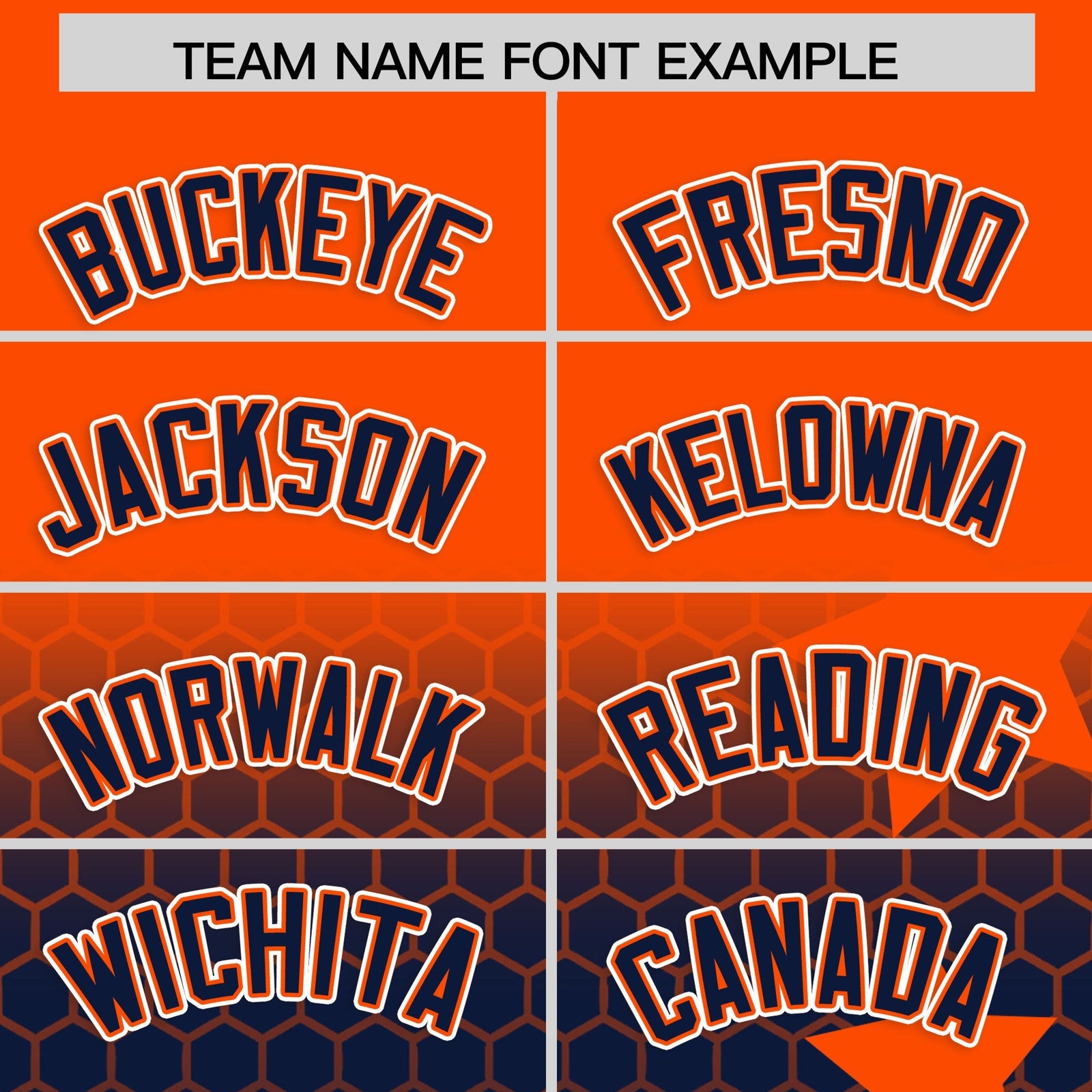 Custom Orange Navy White Rising Stars Series Gradient Fashion Baseball Jersey| KXKSHOP