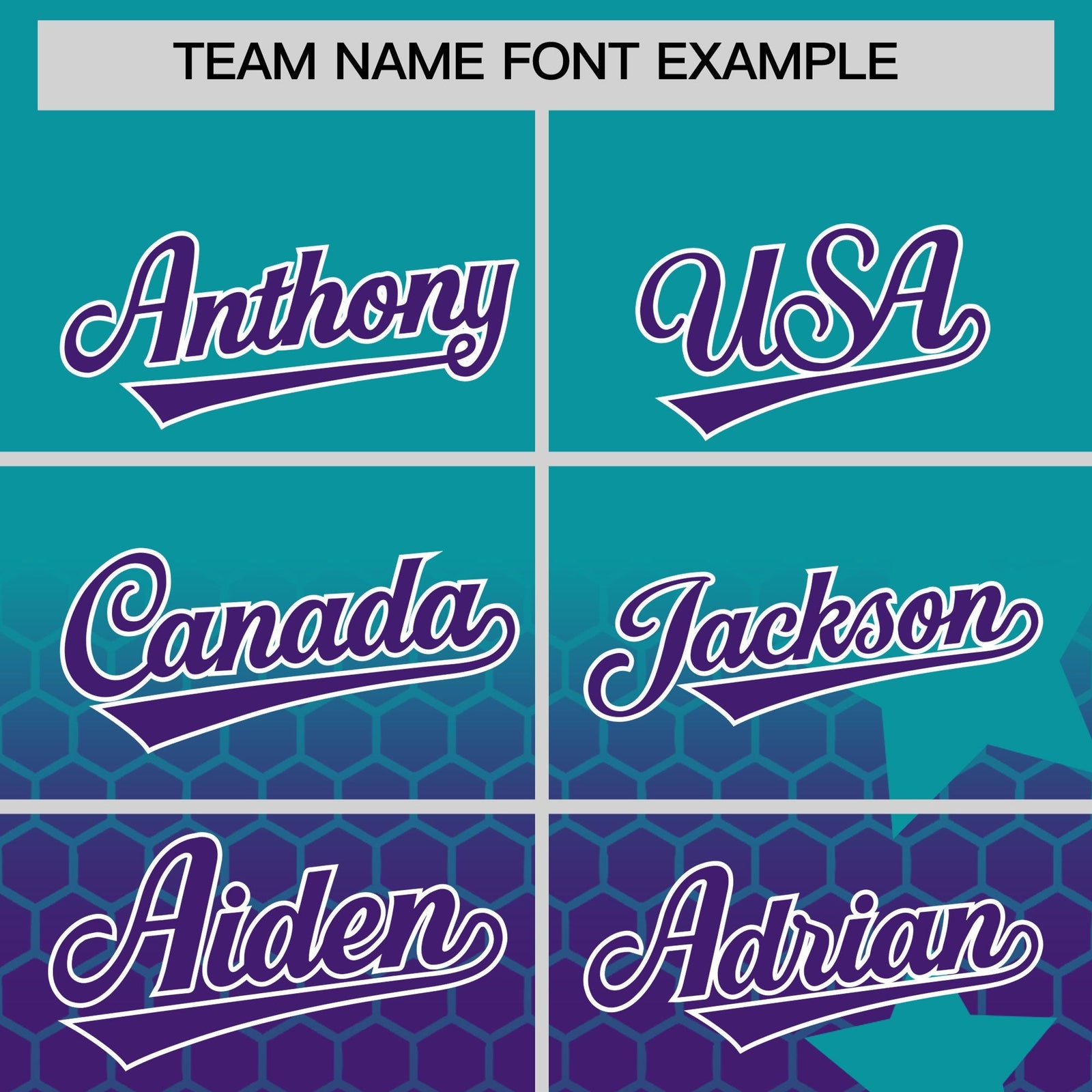 Custom Aqua Purple White Rising Stars Series Gradient Fashion Baseball Jersey| KXKSHOP