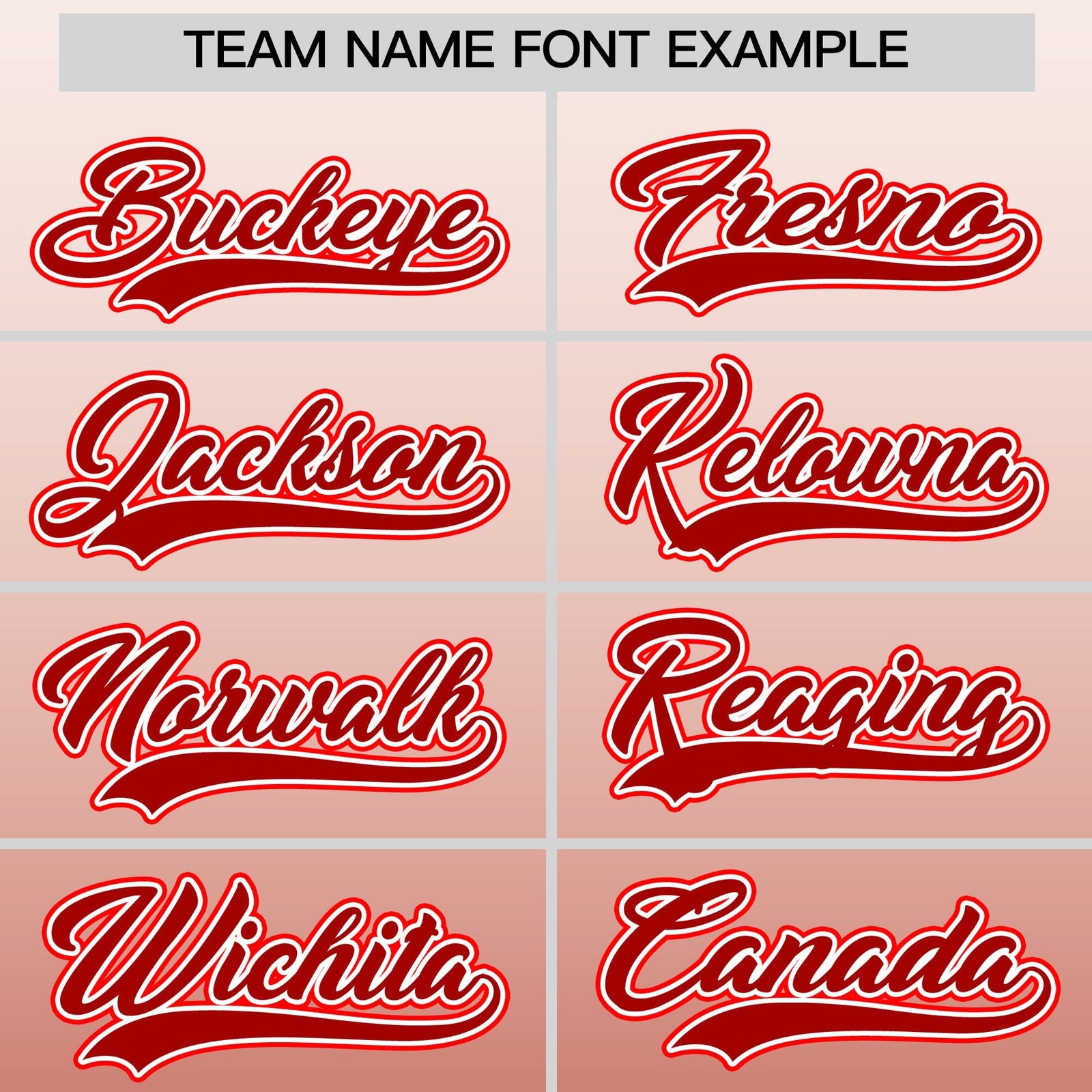 Custom Red Pink Gradient Fashion Elastic Baseball Jersey| KXKSHOP
