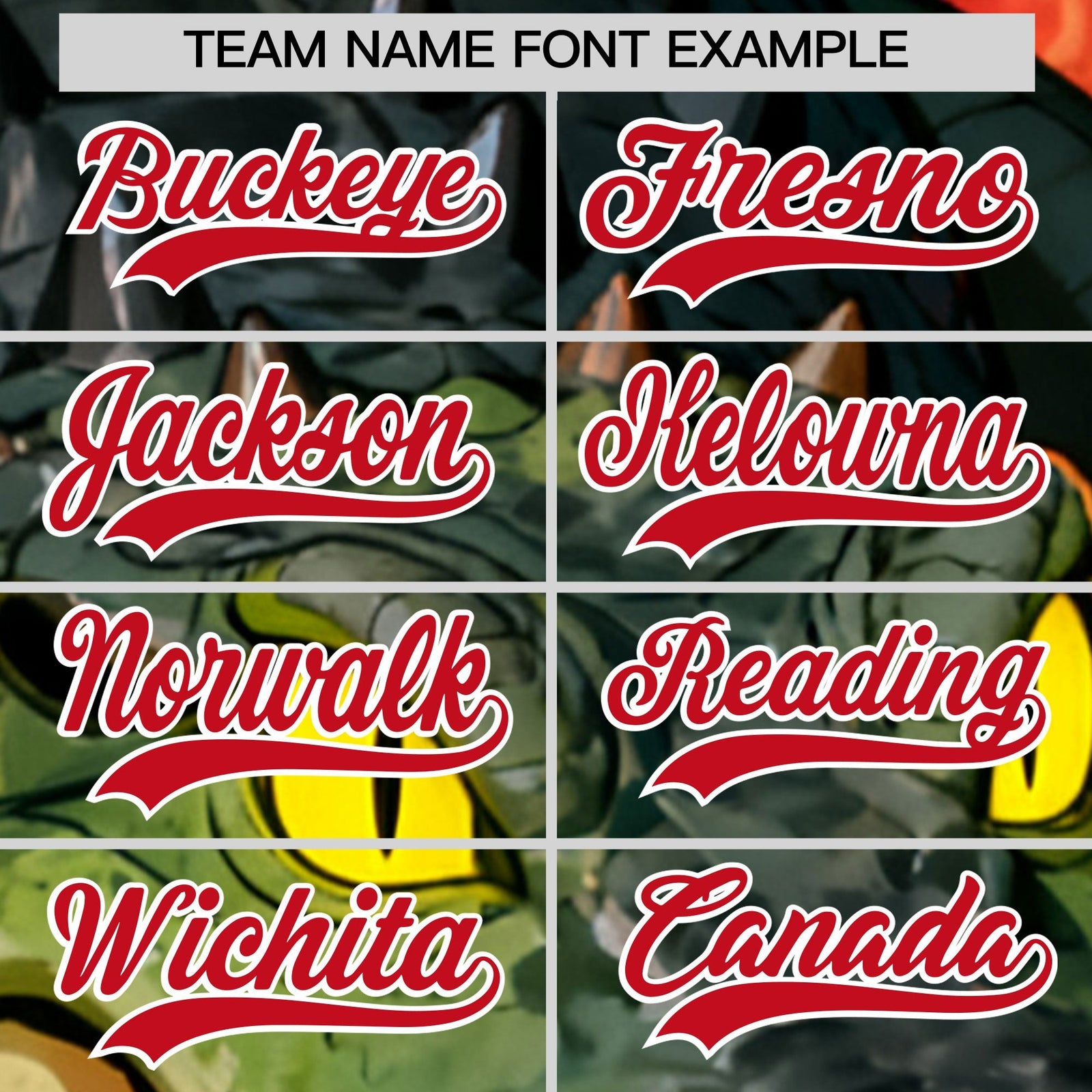 Custom Dark Green Red White Crocodile Animal Series Personalization Graffiti Pattern Baseball Jersey| KXKSHOP