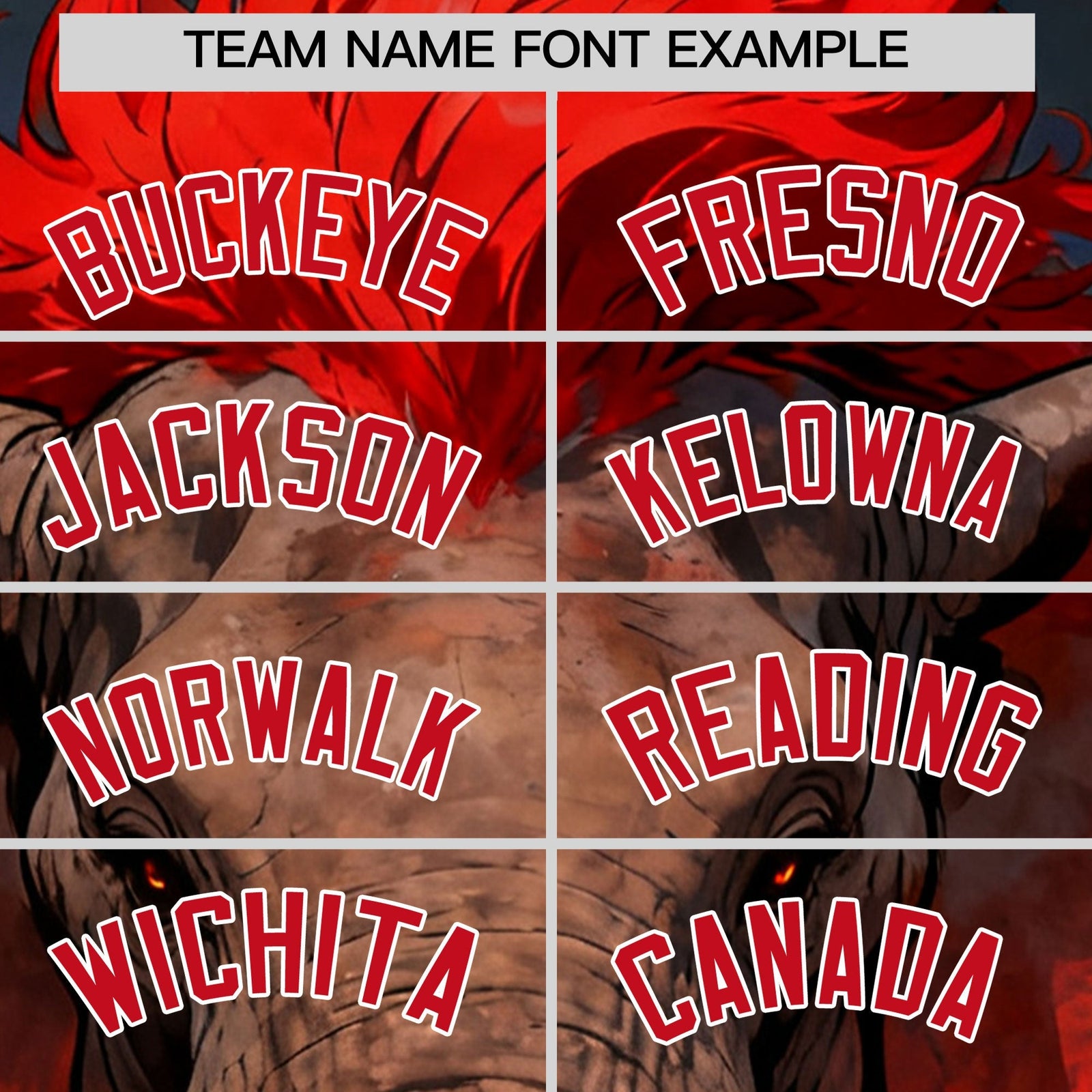 Custom Black White Red Elephant Animal Series Personalization Graffiti Pattern Baseball Jersey| KXKSHOP