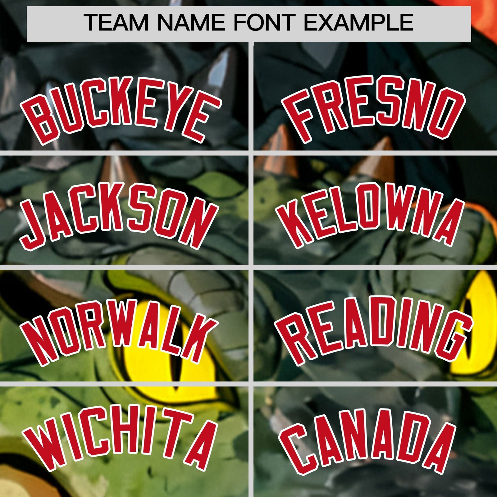 Custom Dark Green Red White Crocodile Animal Series Personalization Graffiti Pattern Baseball Jersey| KXKSHOP
