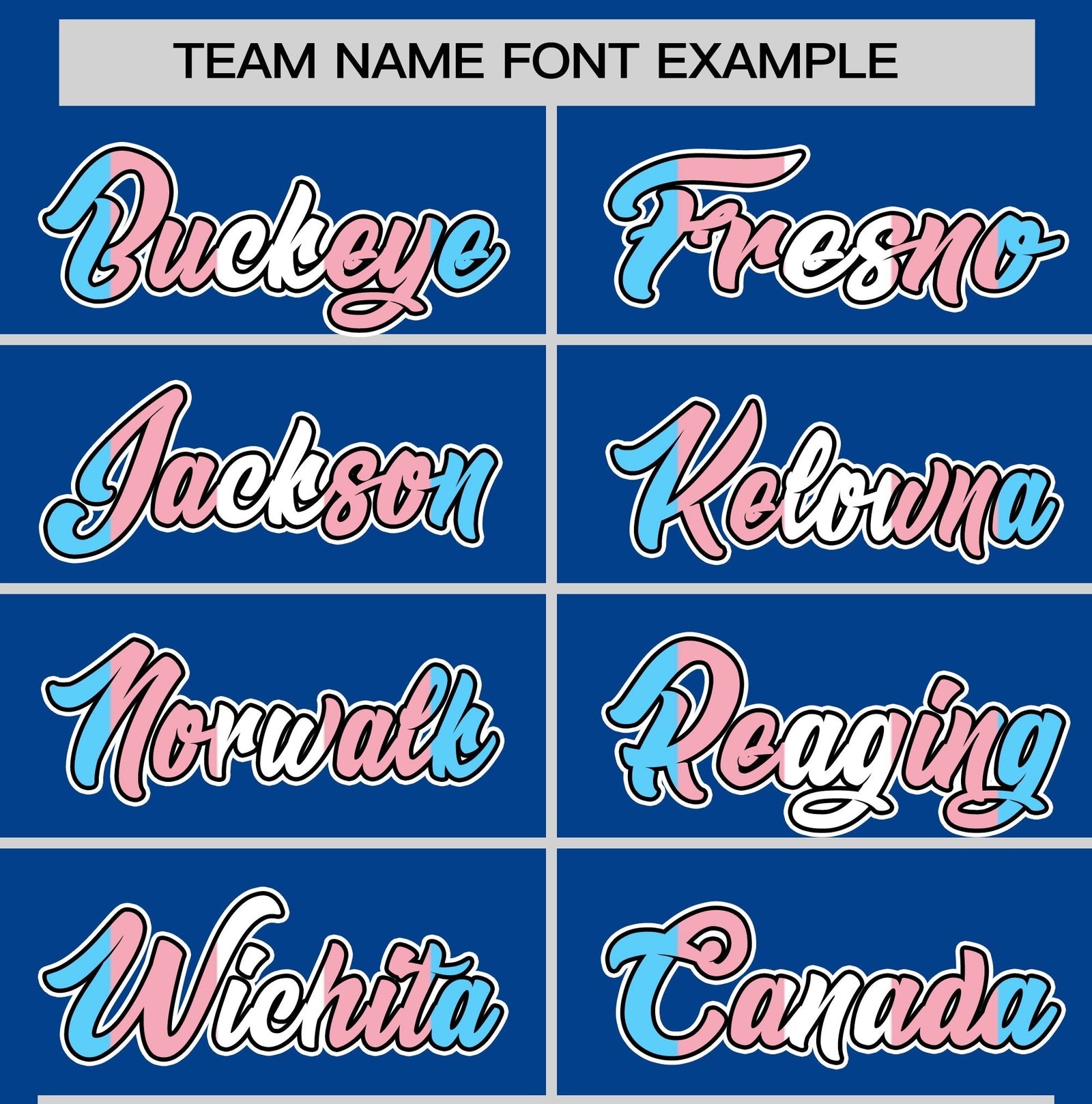 Custom Royal Blue Powder Blue Transgender For Pride Month Classic Style Baseball Jersey| KXKSHOP