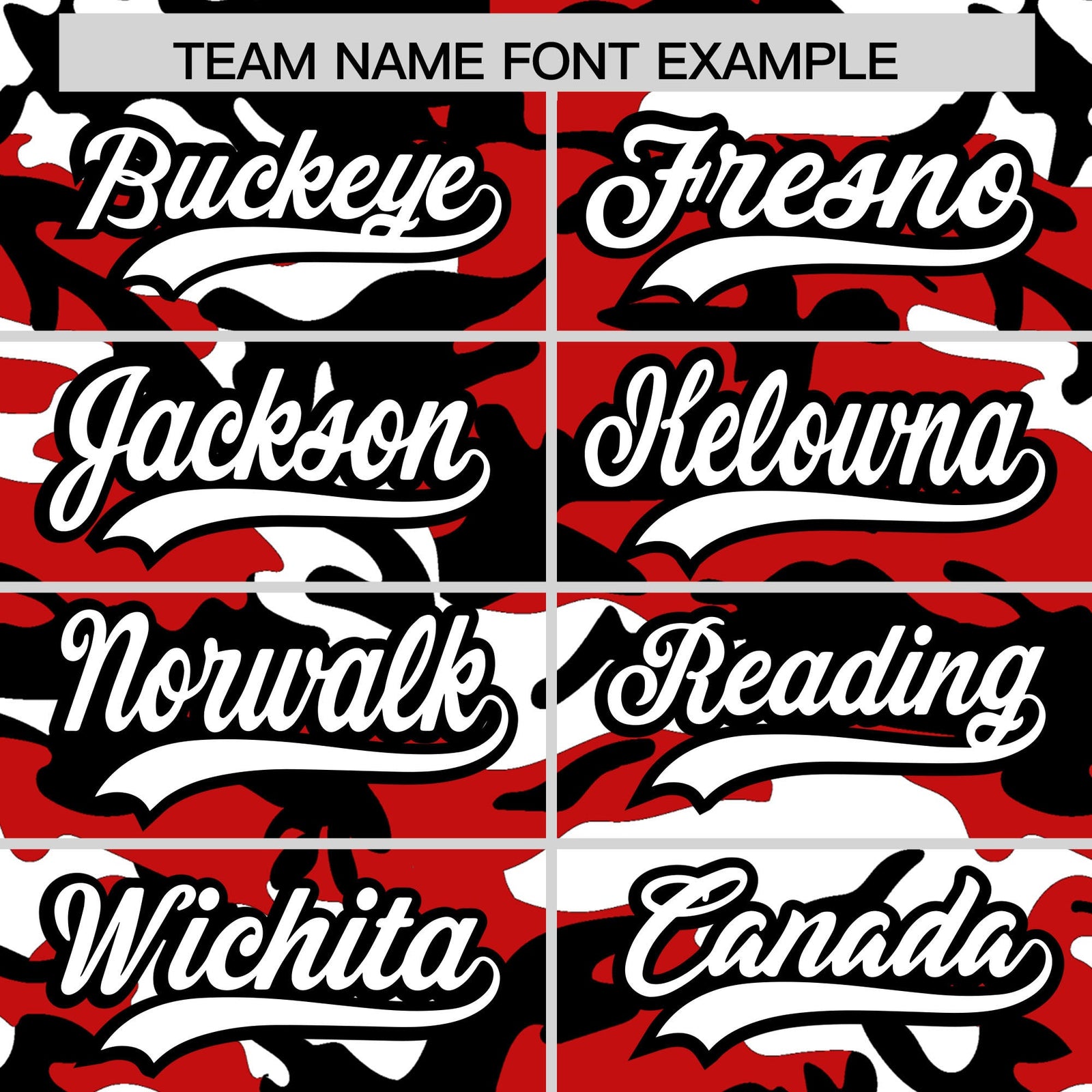 Custom Black White Red Camo Gradient Fashion Baseball Jersey | Perfect for Training,Sublimation Printed & Stitched,Add Name and Numbern,Perfect for Teams | KXKSHOP