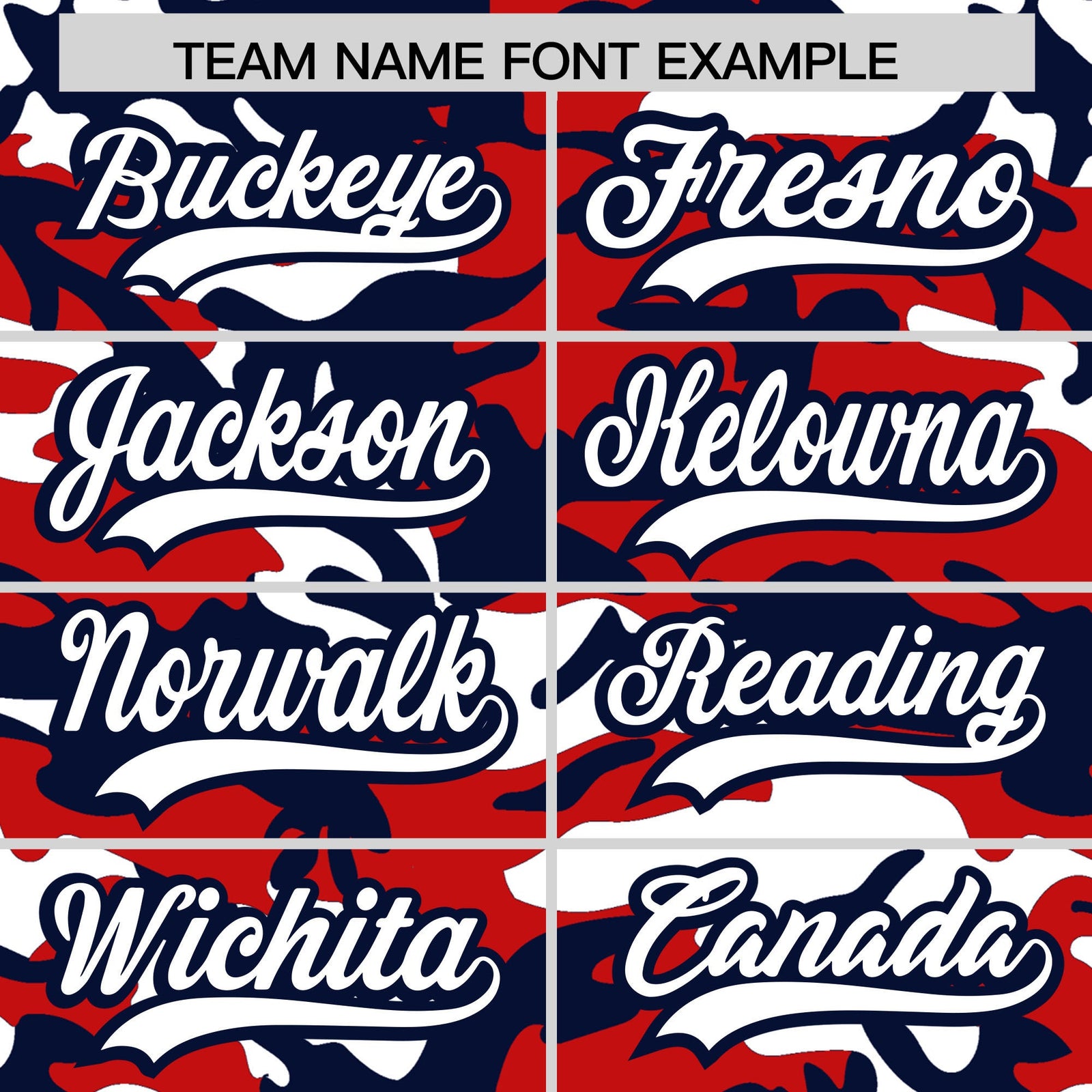 Custom Red White Navy Camo Gradient Fashion Baseball Jersey | Perfect for Training,Sublimation Printed & Stitched,Add Name and Numbern,Perfect for Teams | KXKSHOP