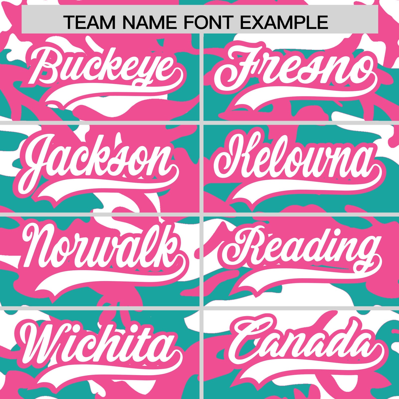 Custom Aqua White Pink Camo Gradient Fashion Baseball Jersey | Perfect for Training,Sublimation Printed & Stitched,Add Name and Numbern,Perfect for Teams | KXKSHOP