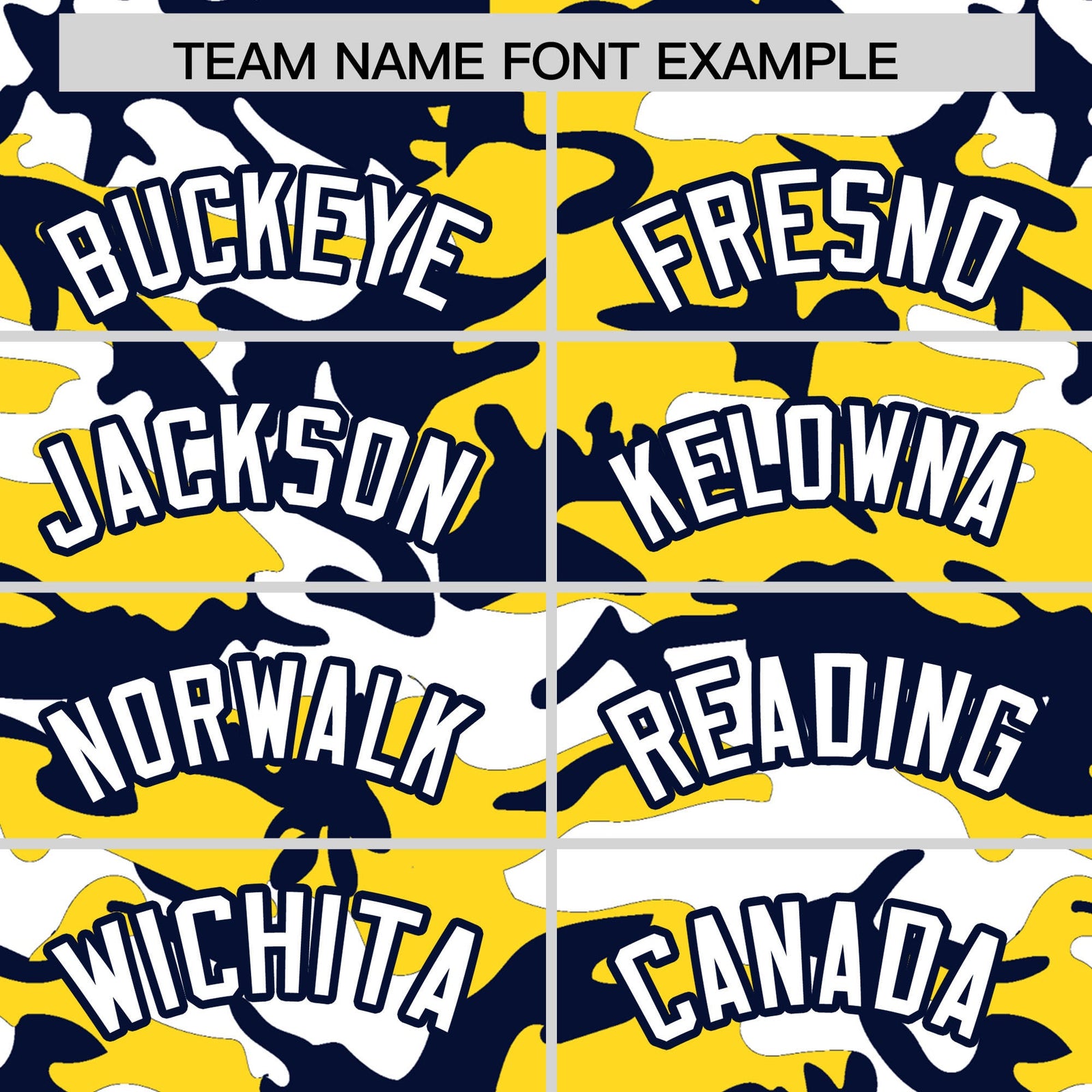 Custom Gold Navy White Camo Gradient Fashion Baseball Jersey | Perfect for Training,Sublimation Printed & Stitched,Add Name and Numbern,Perfect for Teams | KXKSHOP