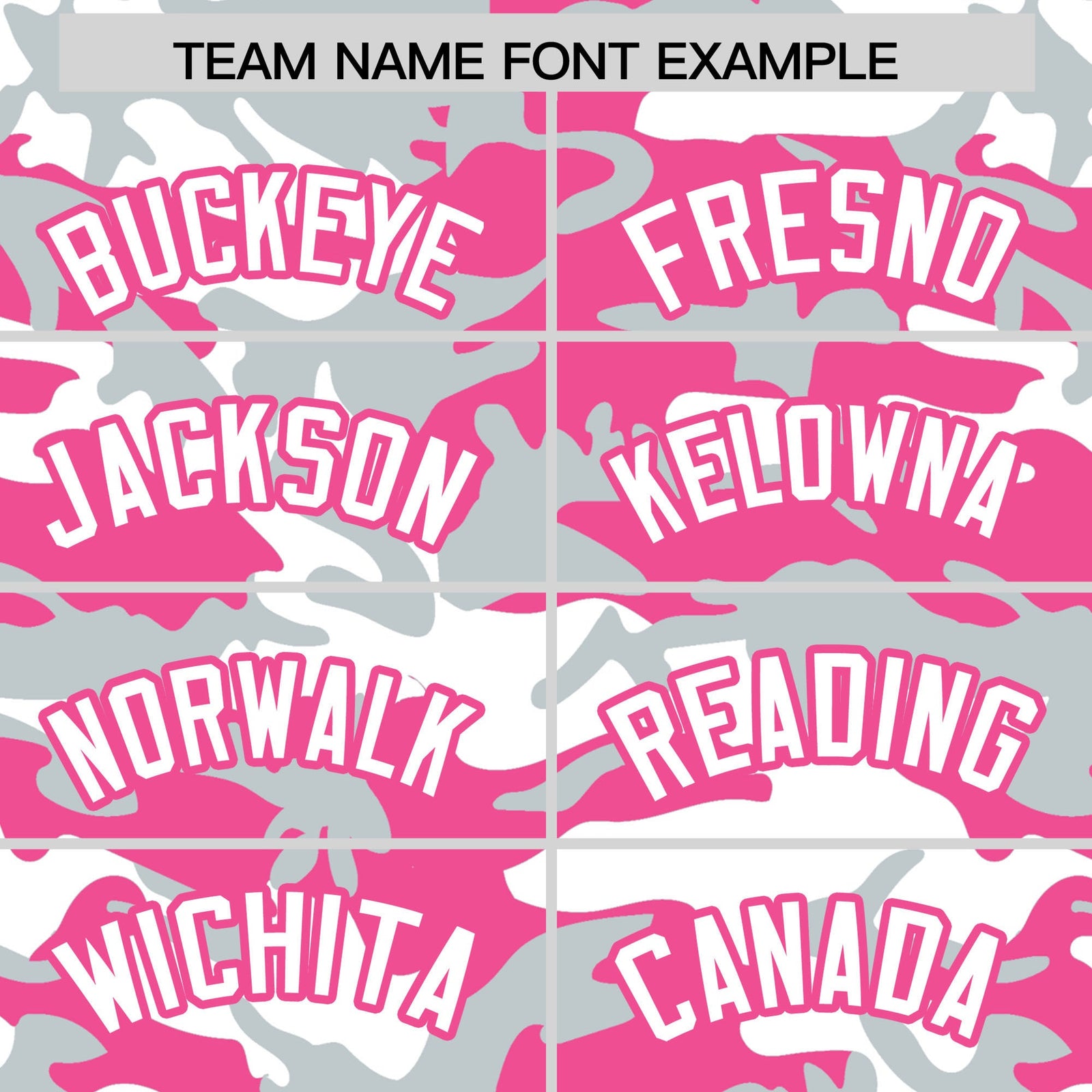 Custom Pink Silver White Camo Gradient Fashion Baseball Jersey | Perfect for Training,Sublimation Printed & Stitched,Add Name and Numbern,Perfect for Teams | KXKSHOP