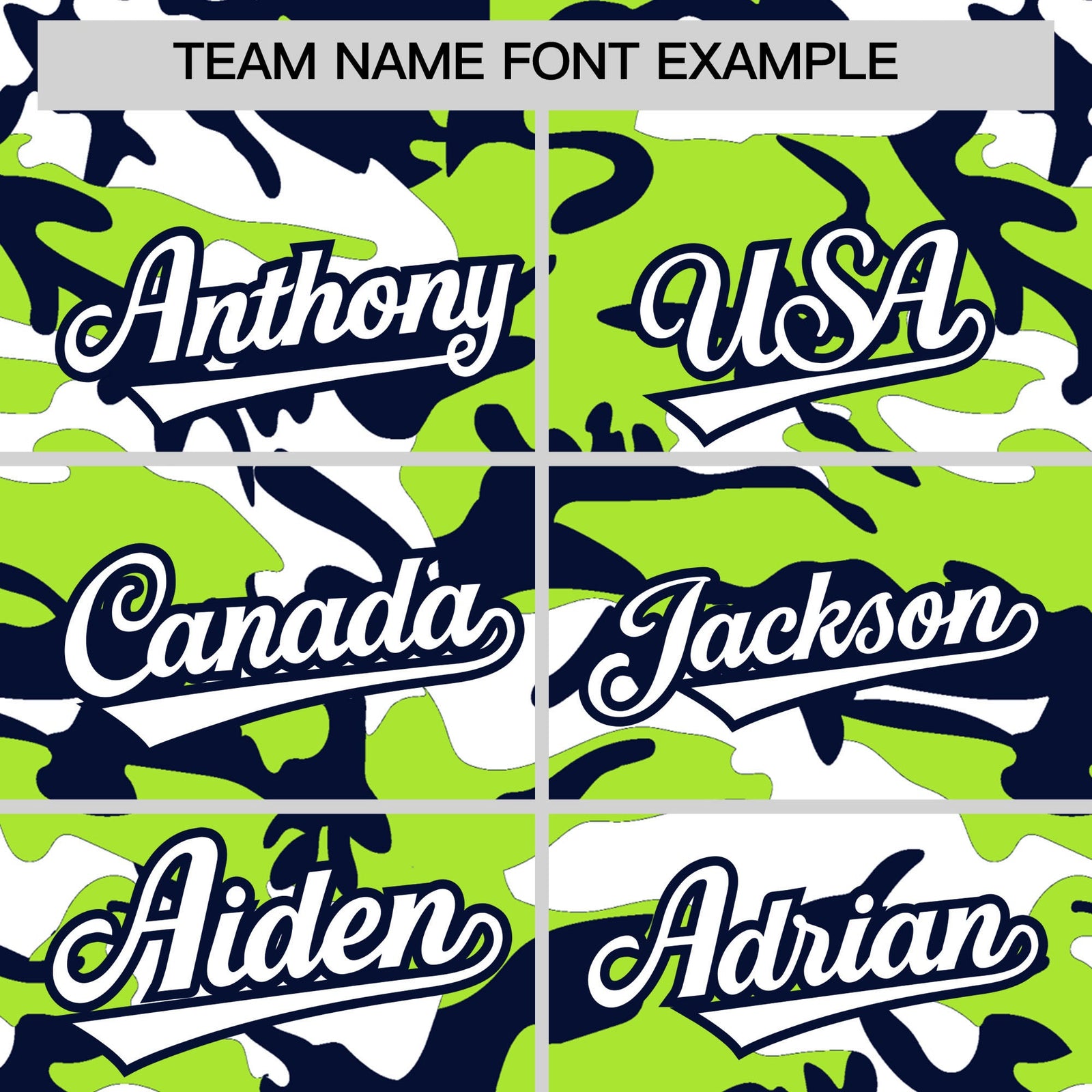 Custom Neon Green Navy White Camo Gradient Fashion Baseball Jersey | Perfect for Training,Sublimation Printed & Stitched,Add Name and Numbern,Perfect for Teams | KXKSHOP