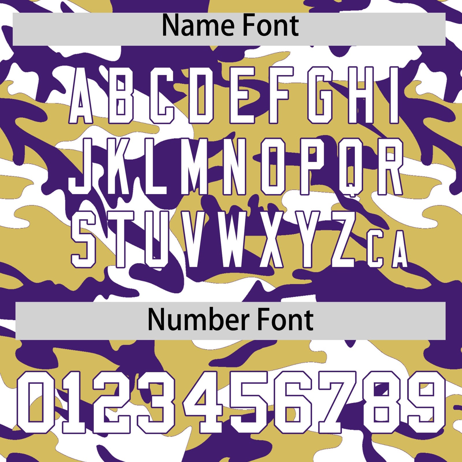 Custom Old Gold Purple White Camo Gradient Fashion Baseball Jersey | Perfect for Training,Sublimation Printed & Stitched,Add Name and Numbern,Perfect for Teams | KXKSHOP