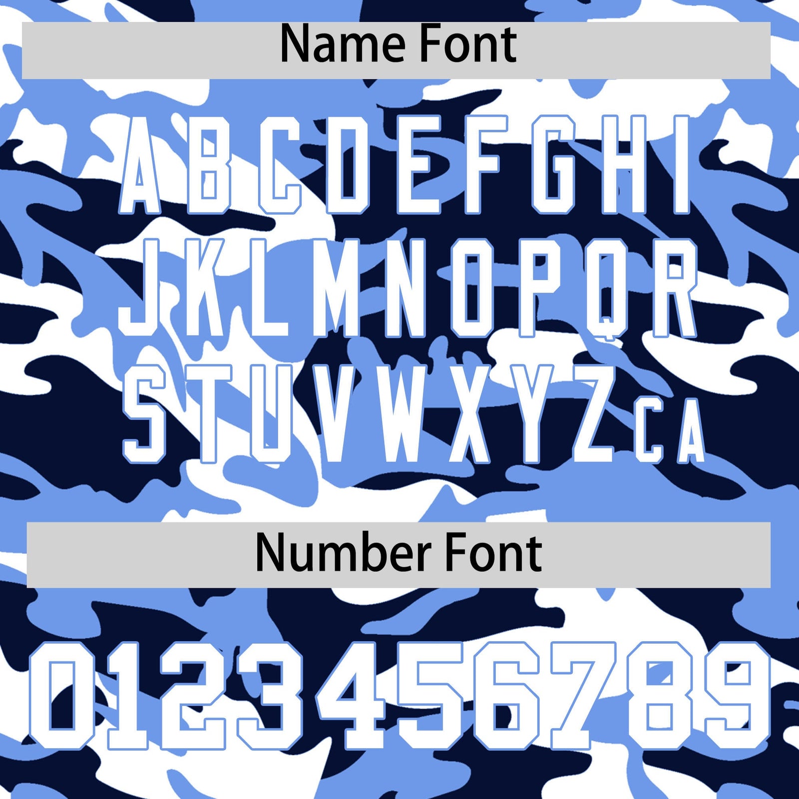 Custom Navy Light Blue White Camo Gradient Fashion Baseball Jersey | Perfect for Training,Sublimation Printed & Stitched,Add Name and Numbern,Perfect for Teams | KXKSHOP