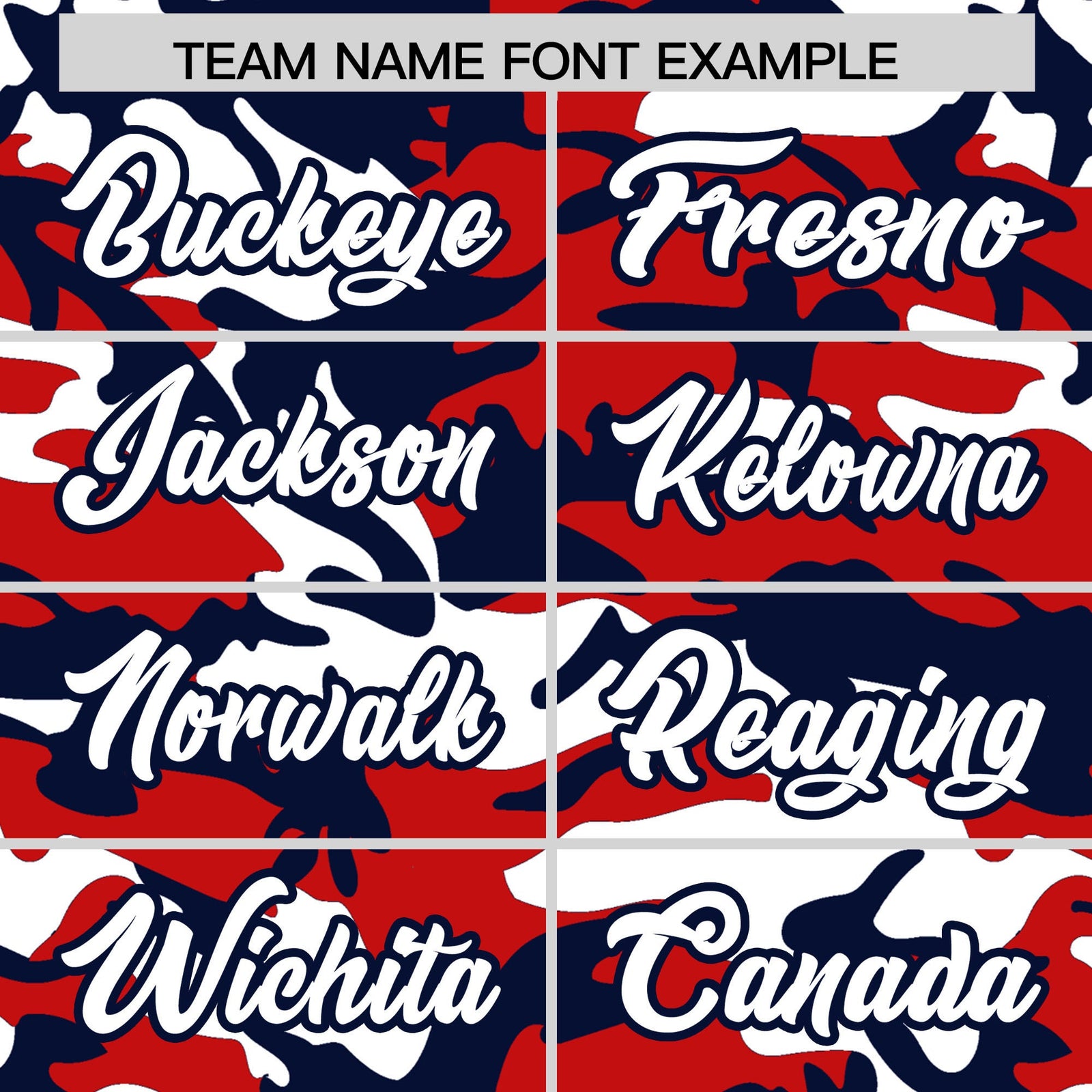 Custom Red White Navy Camo Gradient Fashion Baseball Jersey | Perfect for Training,Sublimation Printed & Stitched,Add Name and Numbern,Perfect for Teams | KXKSHOP