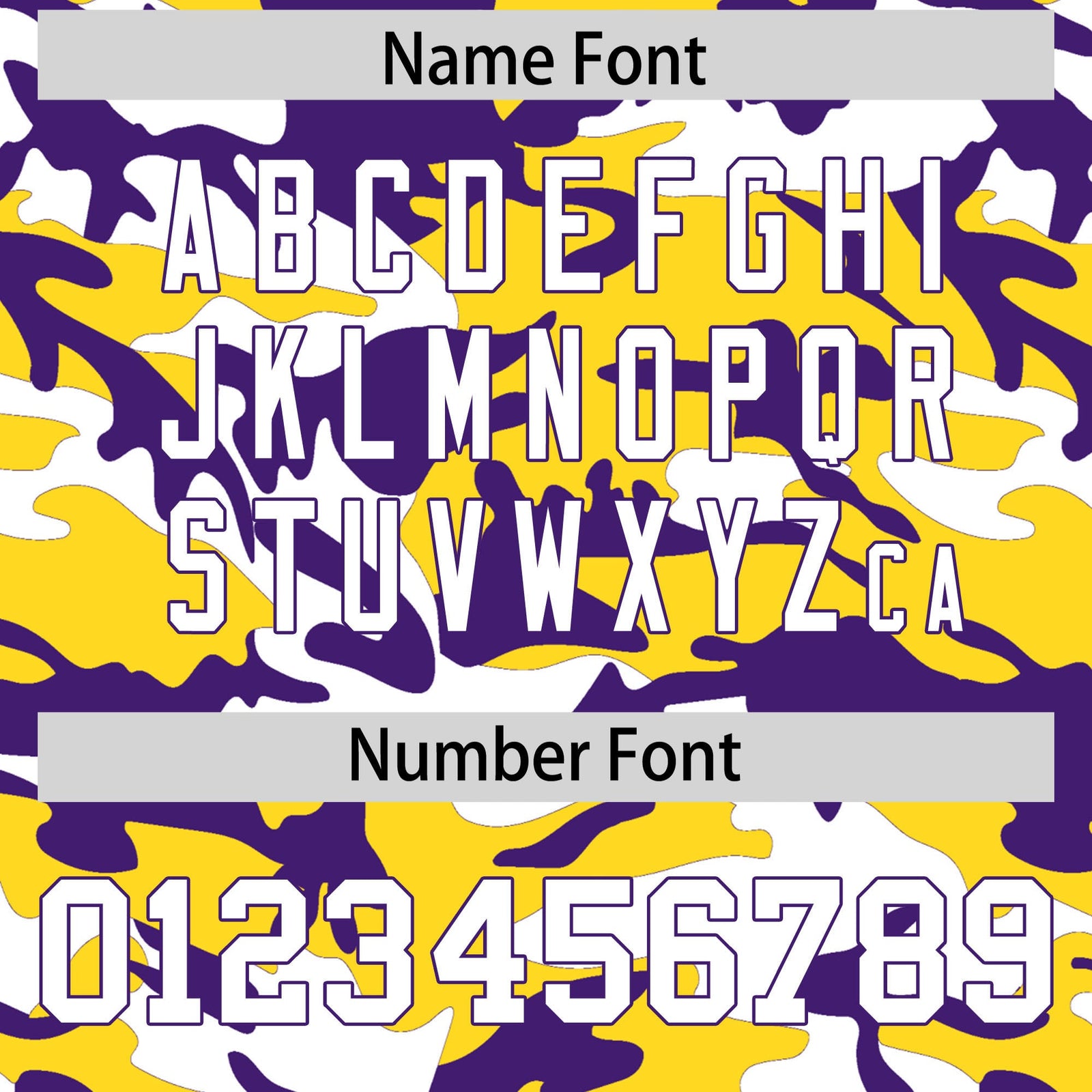 Custom Gold Purple White Camo Gradient Fashion Baseball Jersey | Perfect for Training,Sublimation Printed & Stitched,Add Name and Numbern,Perfect for Teams | KXKSHOP
