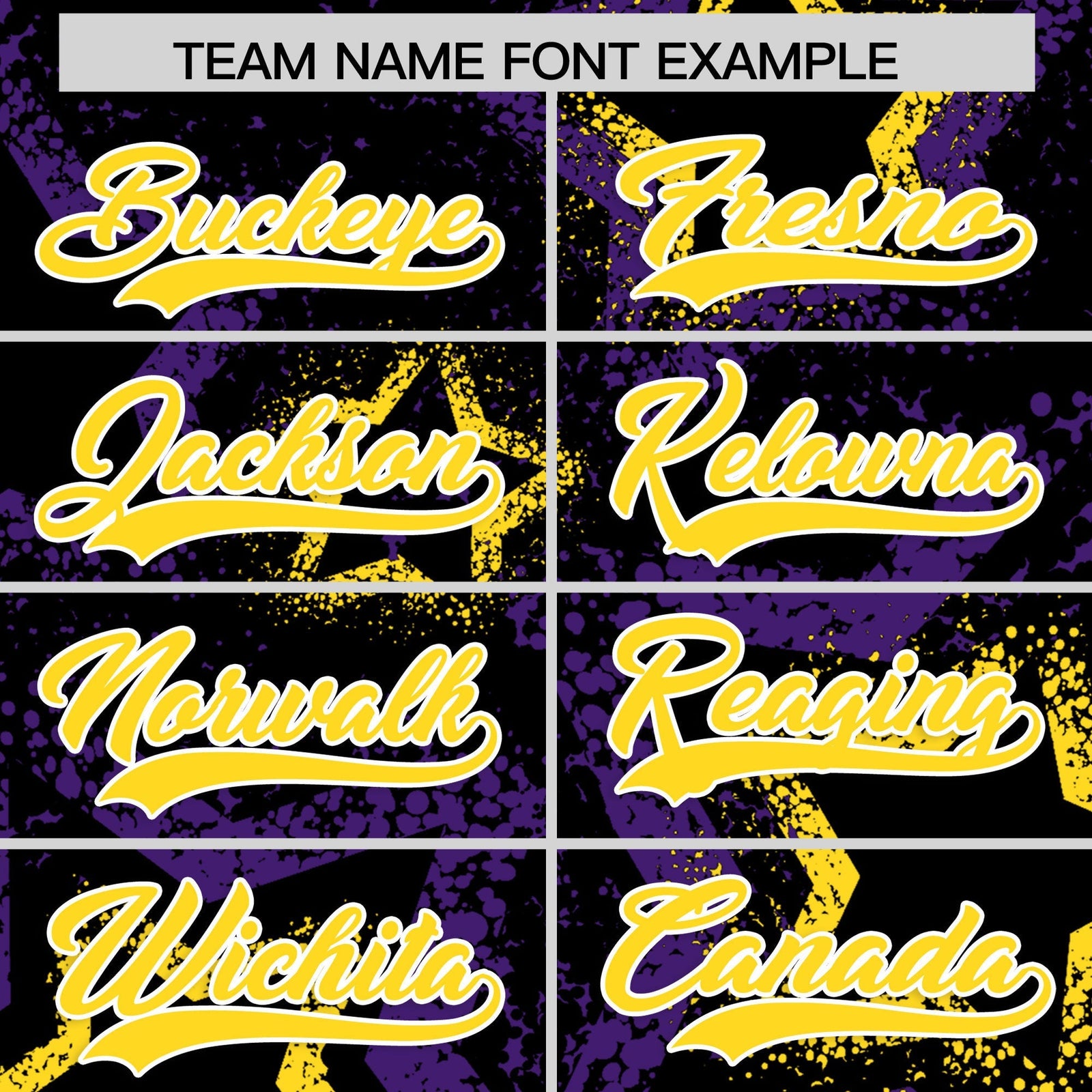 Custom Black Gold White Star-Shaped Ink Texture Graffiti Pattern Baseball Jersey | Sublimation Printed & Stitched,Add Name and Numbern,Perfect for Parties,Perfect for Training | KXKSHOP