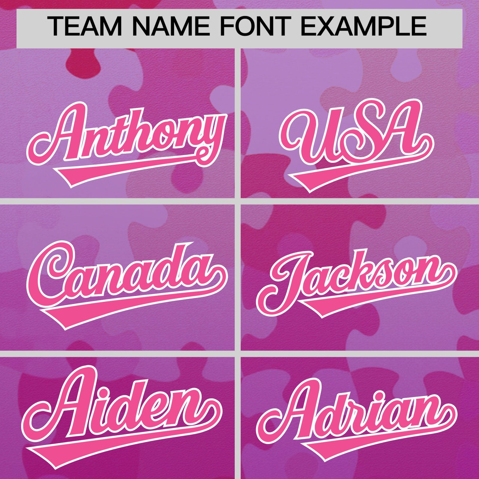 Custom Pink White Puzzle Elements Baseball Jersey | Sublimation Printed & Stitched,Add Name and Numbern,Perfect for Teams | KXKSHOP
