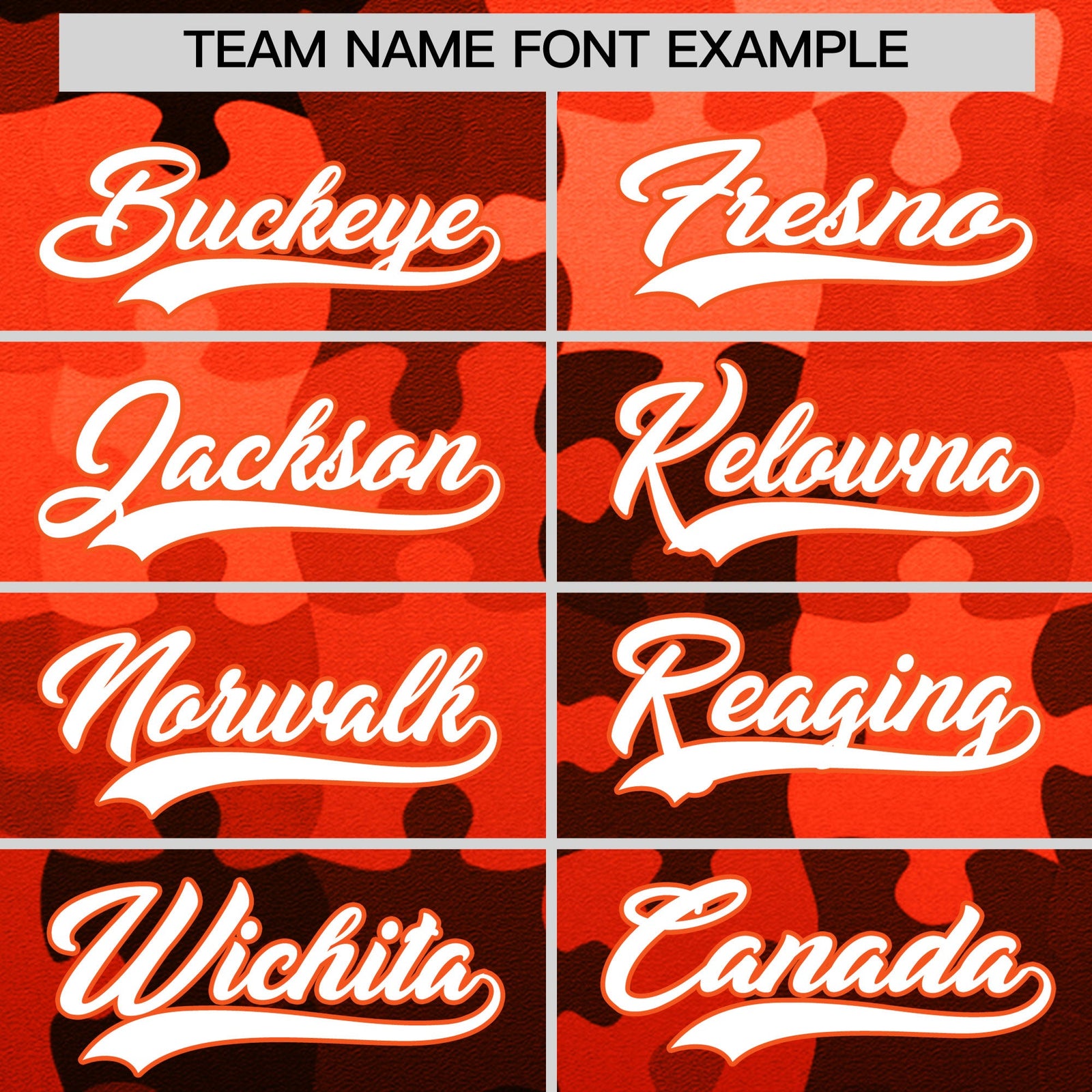 Custom White Orange Puzzle Elements Baseball Jersey | Sublimation Printed & Stitched,Add Name and Numbern,Perfect for Teams | KXKSHOP