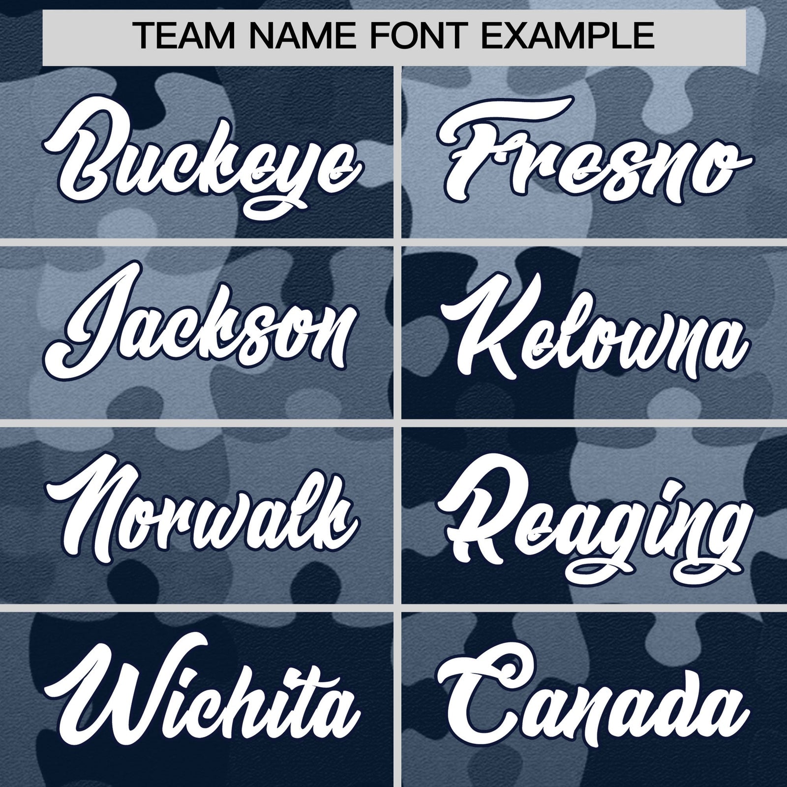 Custom White Navy Puzzle Elements Baseball Jersey | Sublimation Printed & Stitched,Add Name and Numbern,Perfect for Teams | KXKSHOP