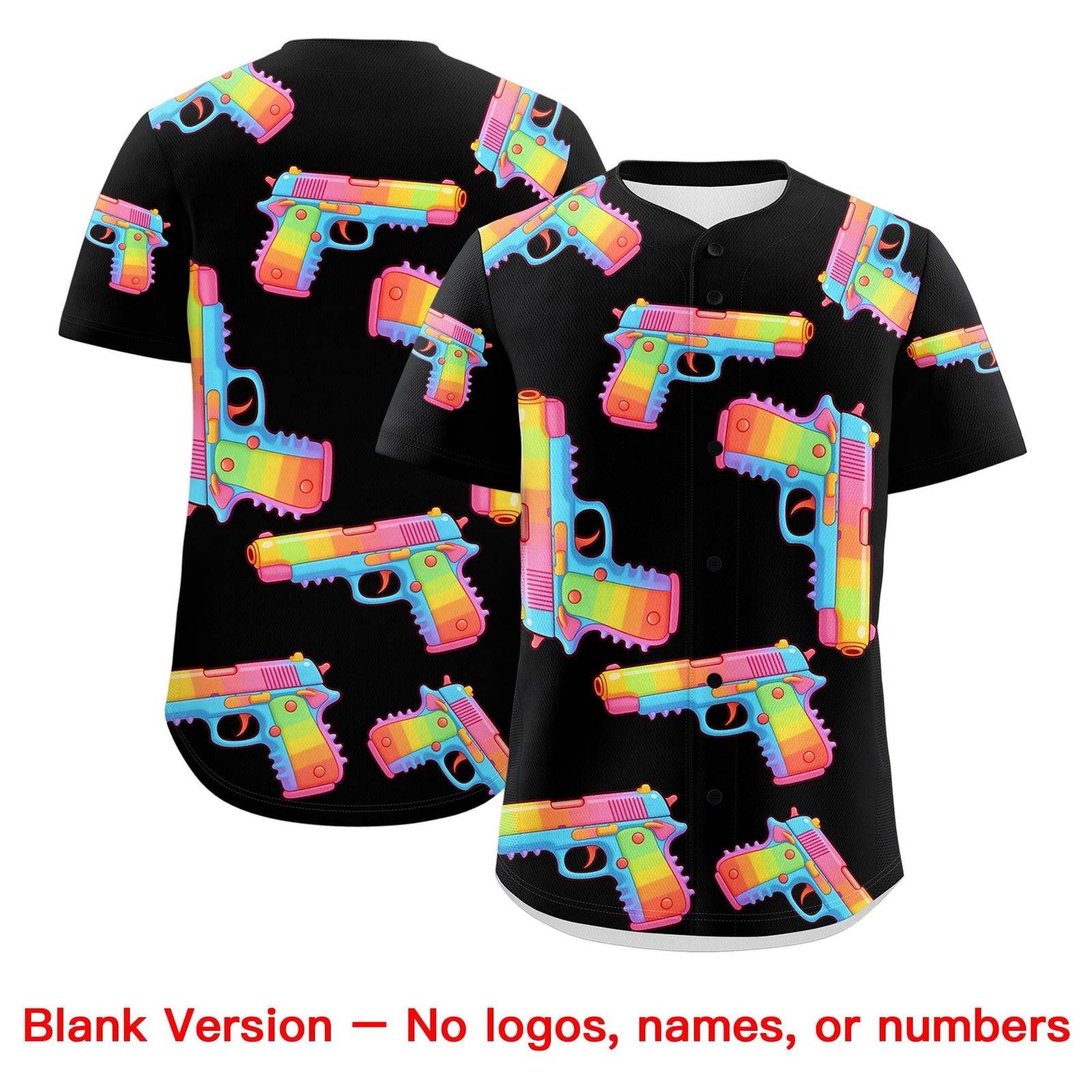 Custom Youth Baseball Jersey Black Cream Sugar-Coated Firepower Graffiti Pattern Street Style