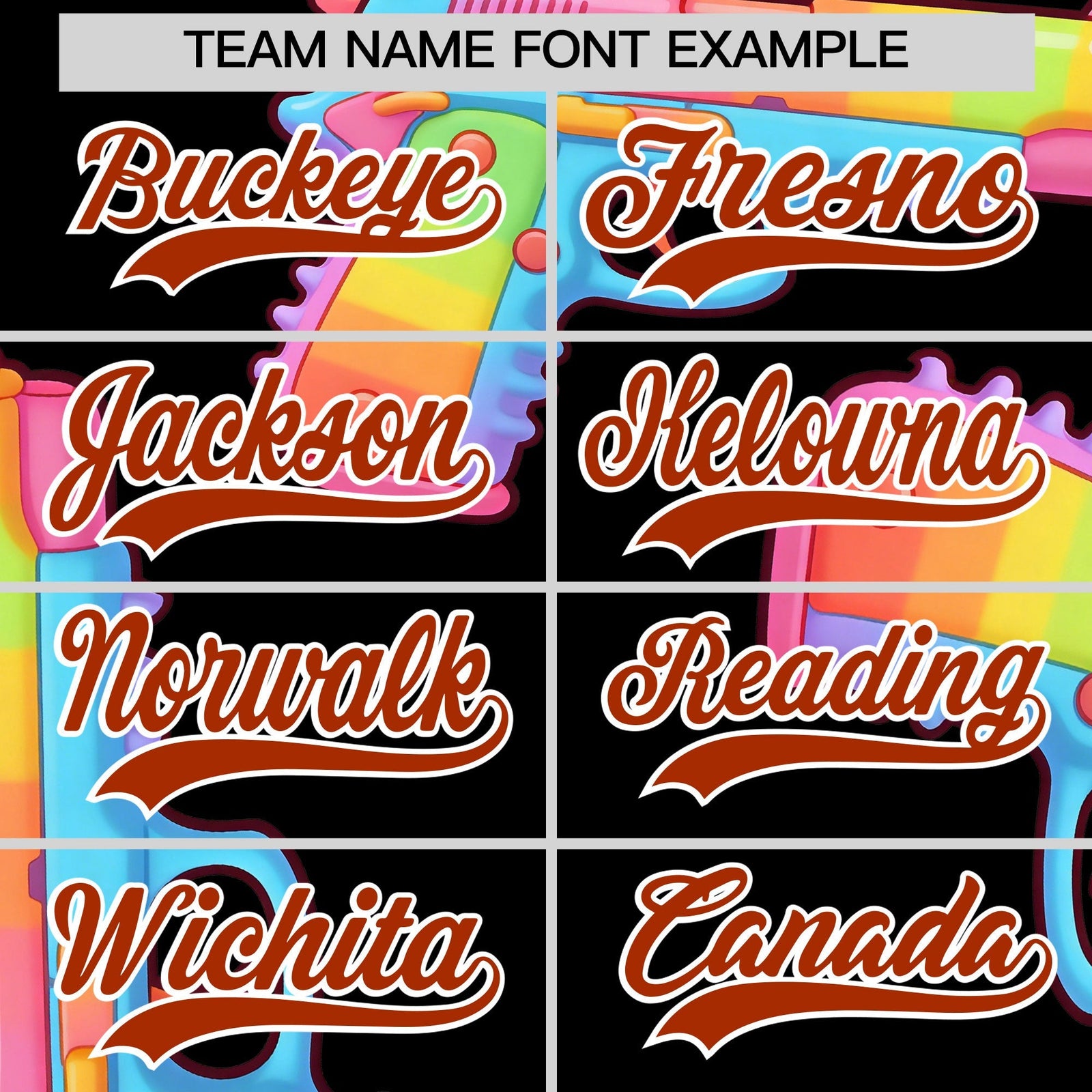 Custom Youth Baseball Jersey Black Dark Orange Sugar-Coated Firepower Graffiti Pattern Urban Fashion