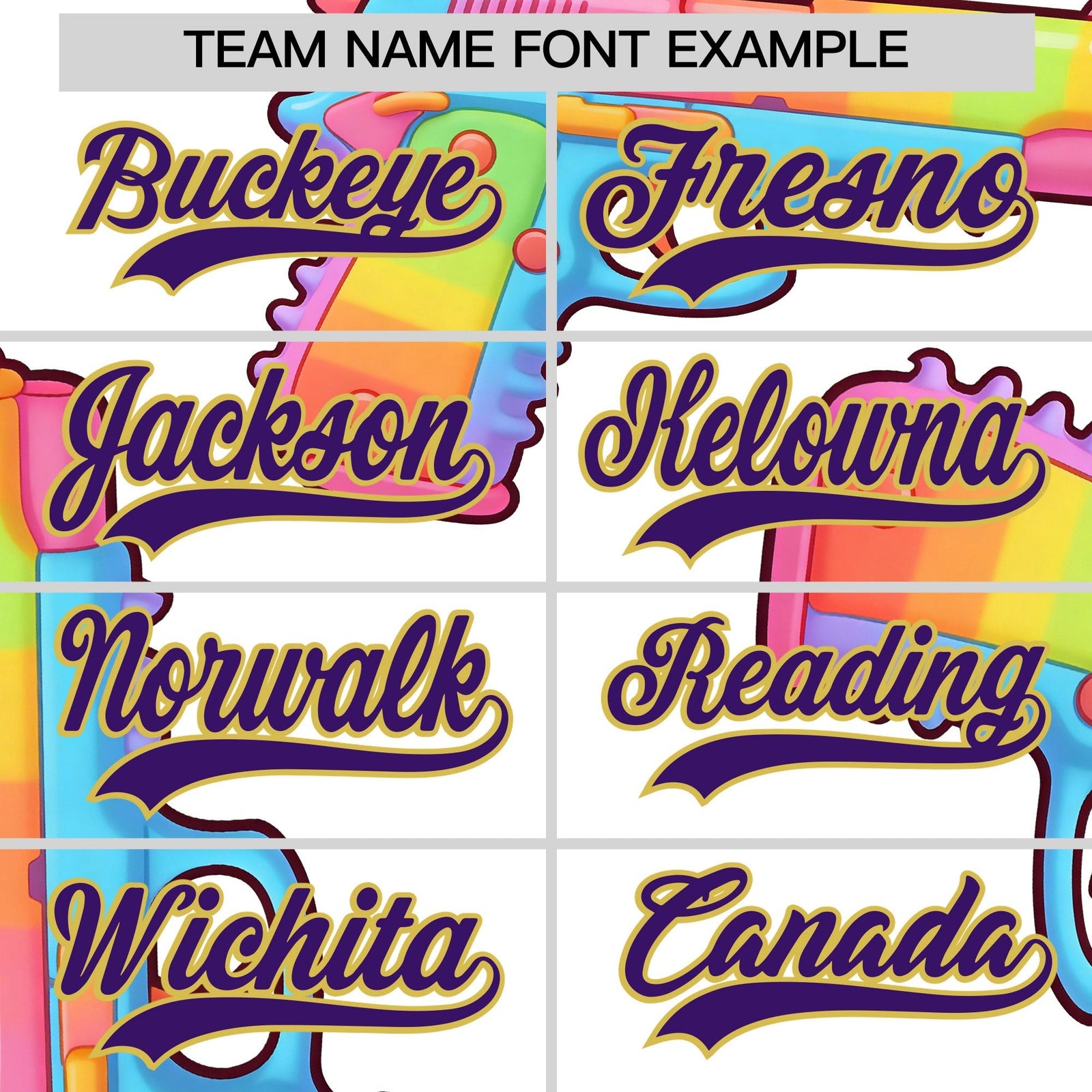 Custom Youth Baseball Jersey White Purple Sugar-Coated Firepower Graffiti Pattern Street Style