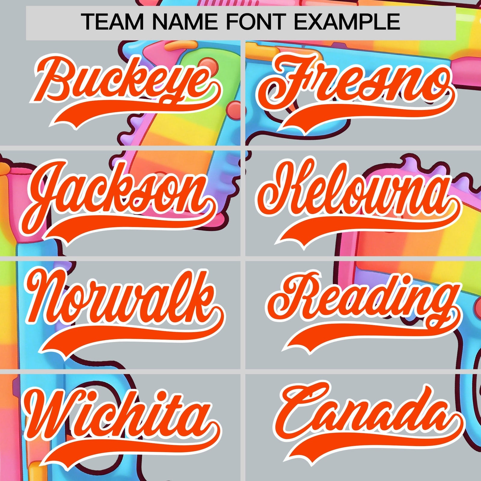 Custom Youth Baseball Jersey Silver Orange Sugar-Coated Firepower Graffiti Pattern Hip-hop