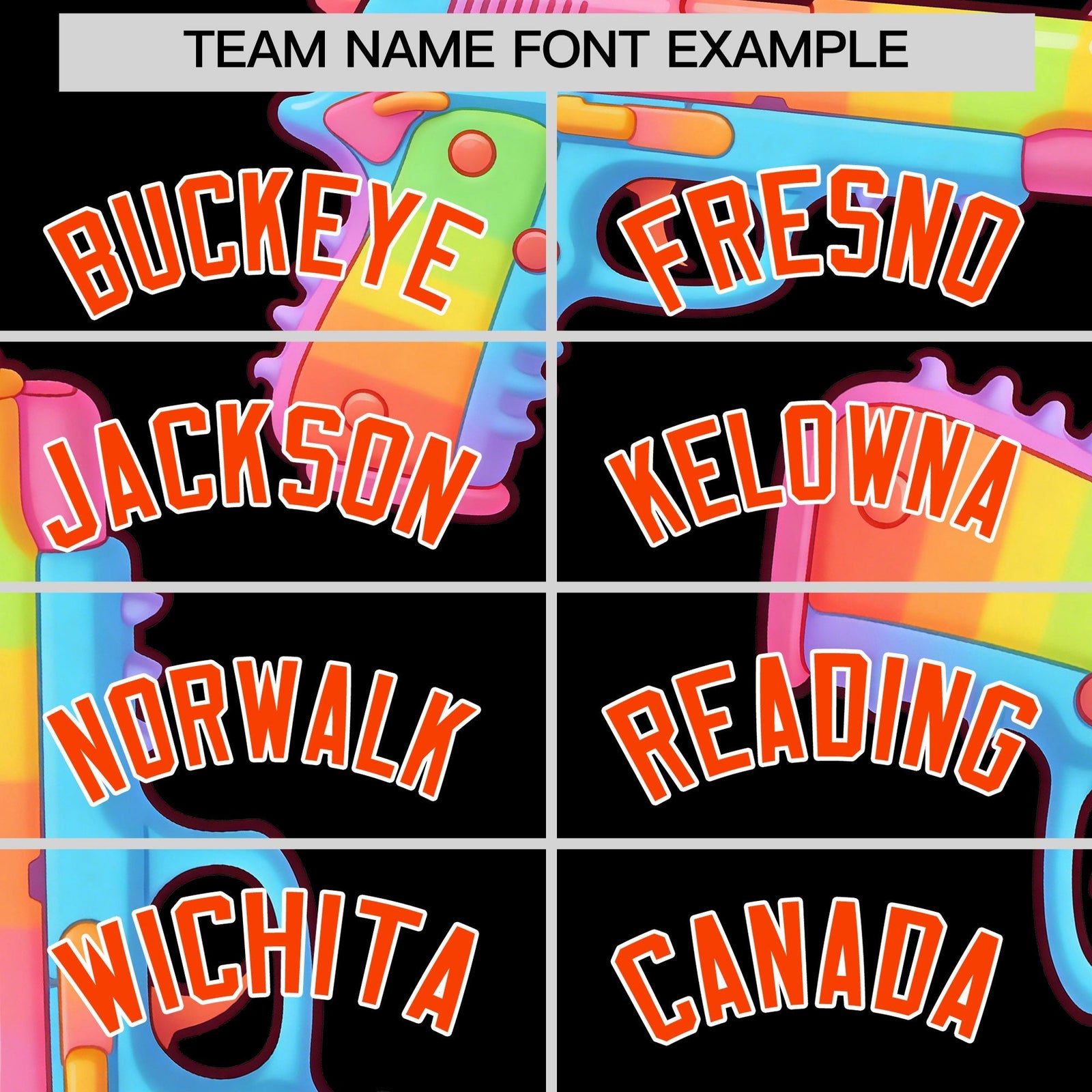 Custom Youth Baseball Jersey Black Orange Sugar-Coated Firepower Graffiti Pattern Urban Fashion