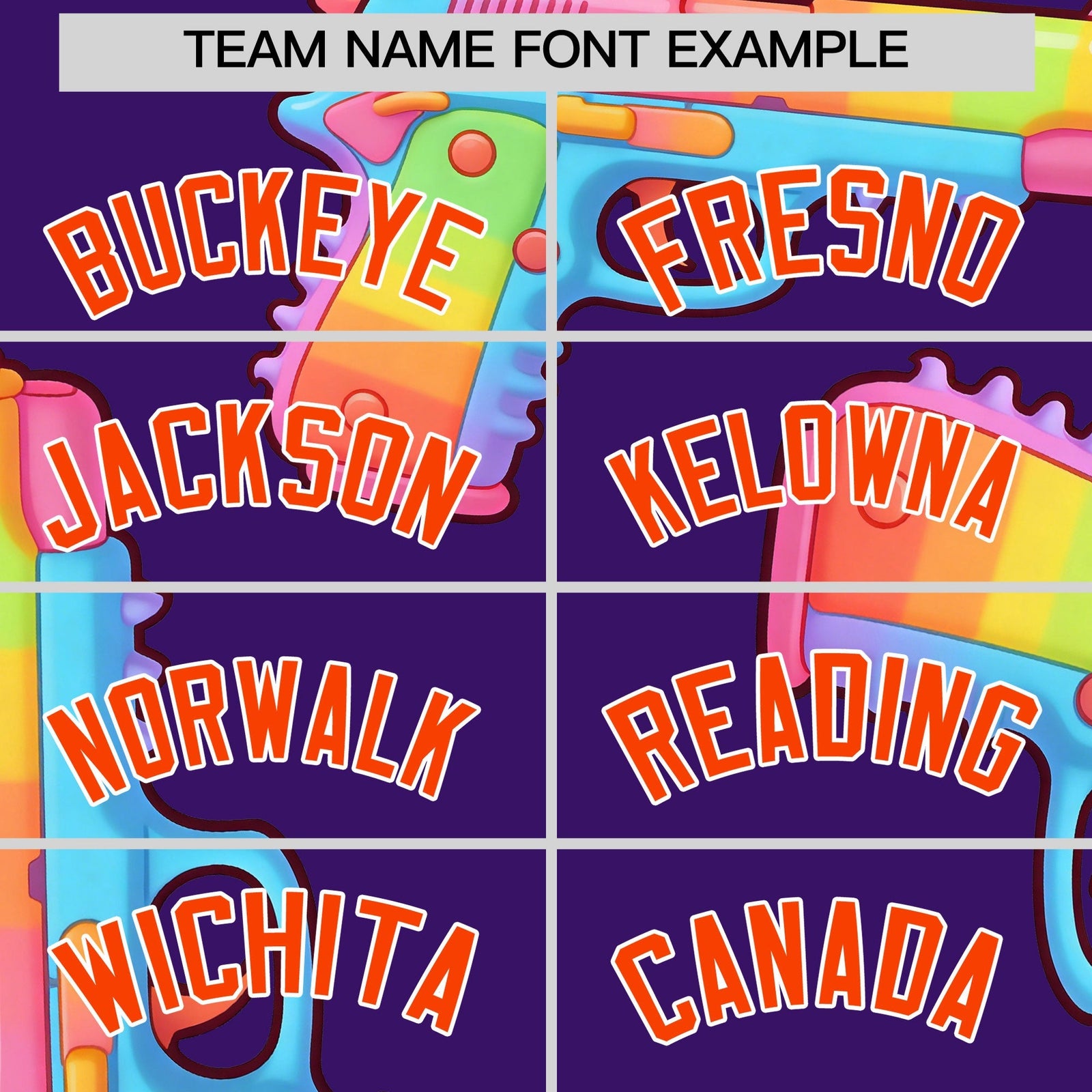 Custom Youth Baseball Jersey Purple Orange Sugar-Coated Firepower Graffiti Pattern Hip-hop