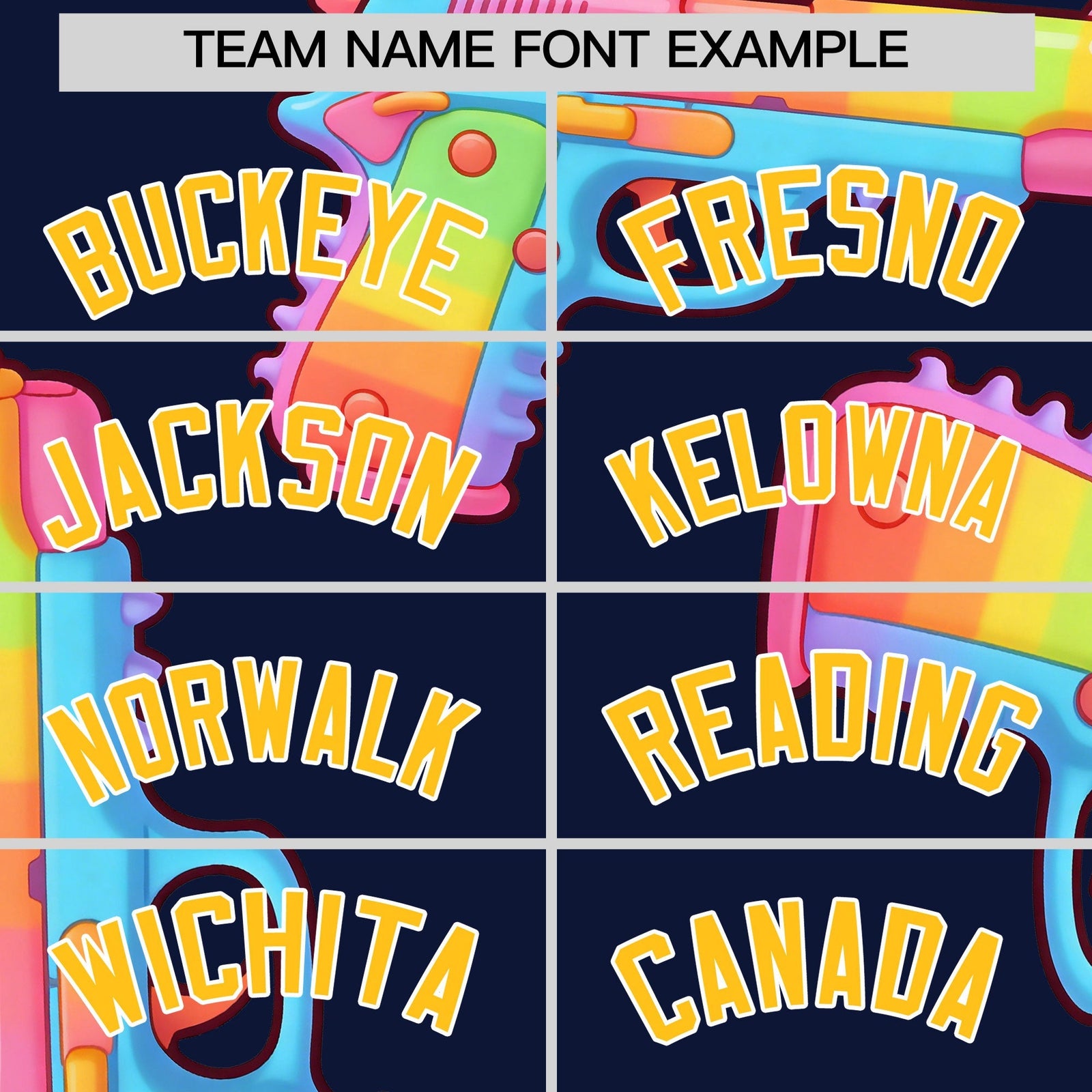 Custom Youth Baseball Jersey Navy Yellow Sugar-Coated Firepower Graffiti Pattern Hip-hop