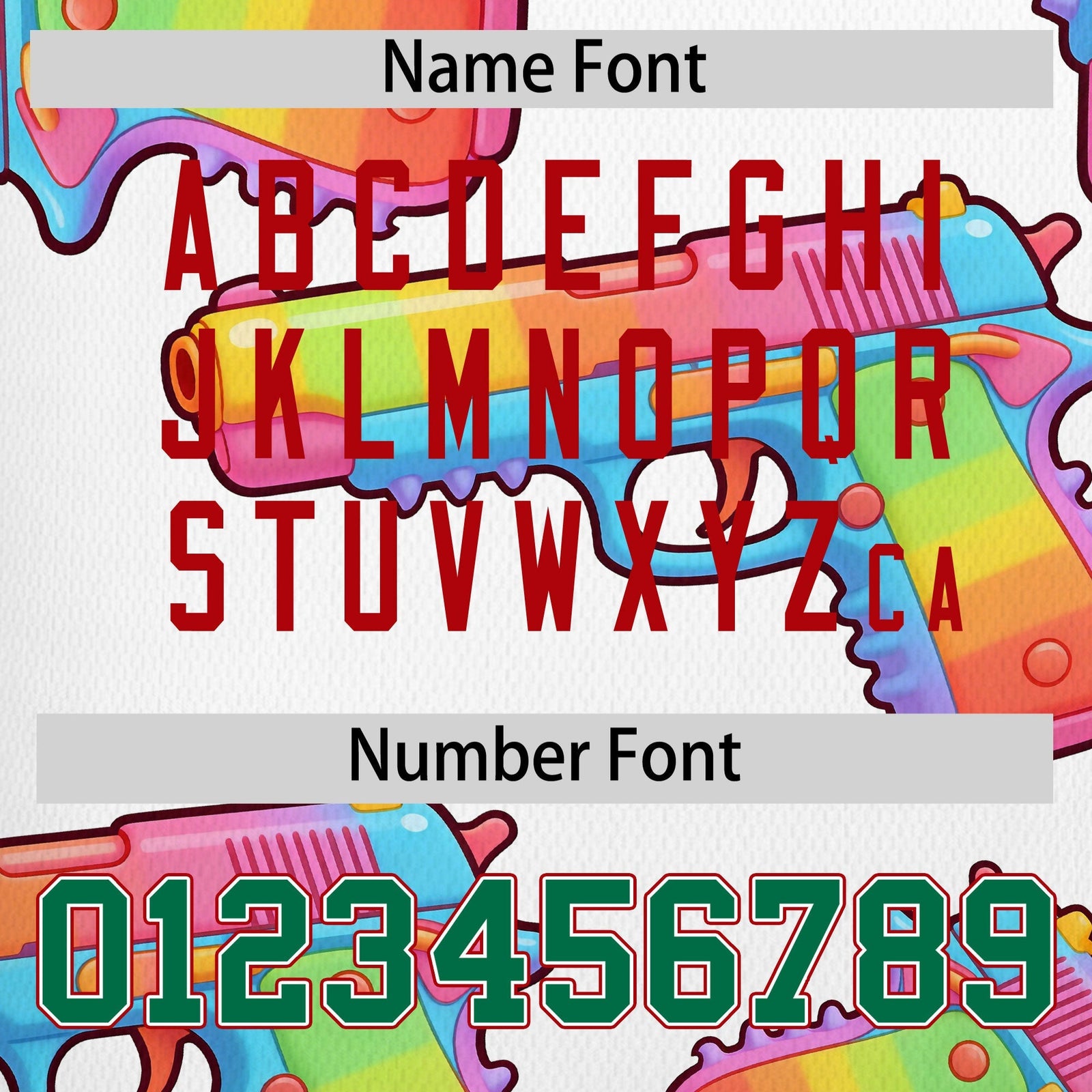 Custom Youth Baseball Jersey White Kelly Green Sugar-Coated Firepower Graffiti Pattern Hip-hop