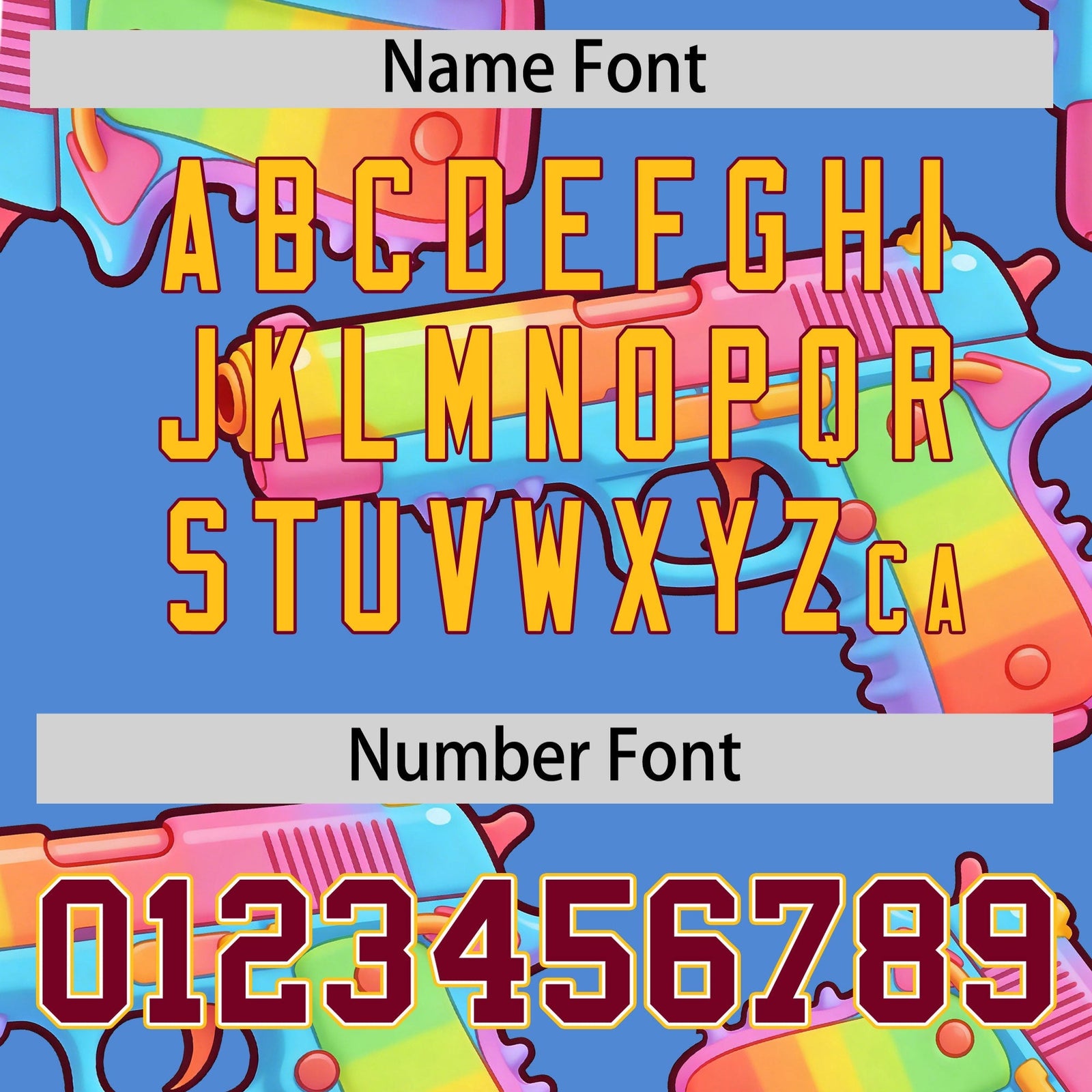Custom Youth Baseball Jersey Powder Blue Crimson Sugar-Coated Firepower Graffiti Pattern Street Style