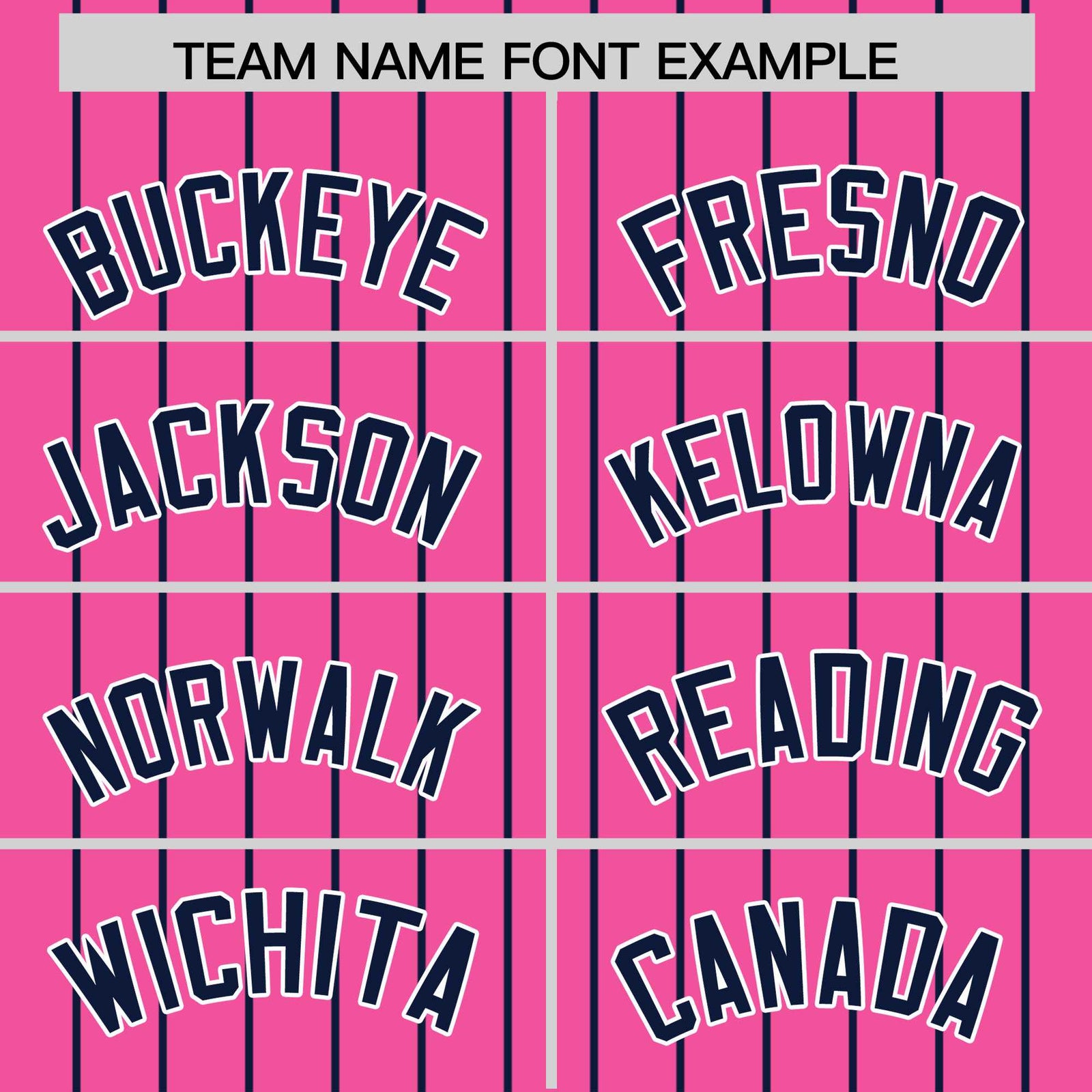 Custom Pink Navy Pinstripe Personalized Two-Tone Authentic Baseball Jersey