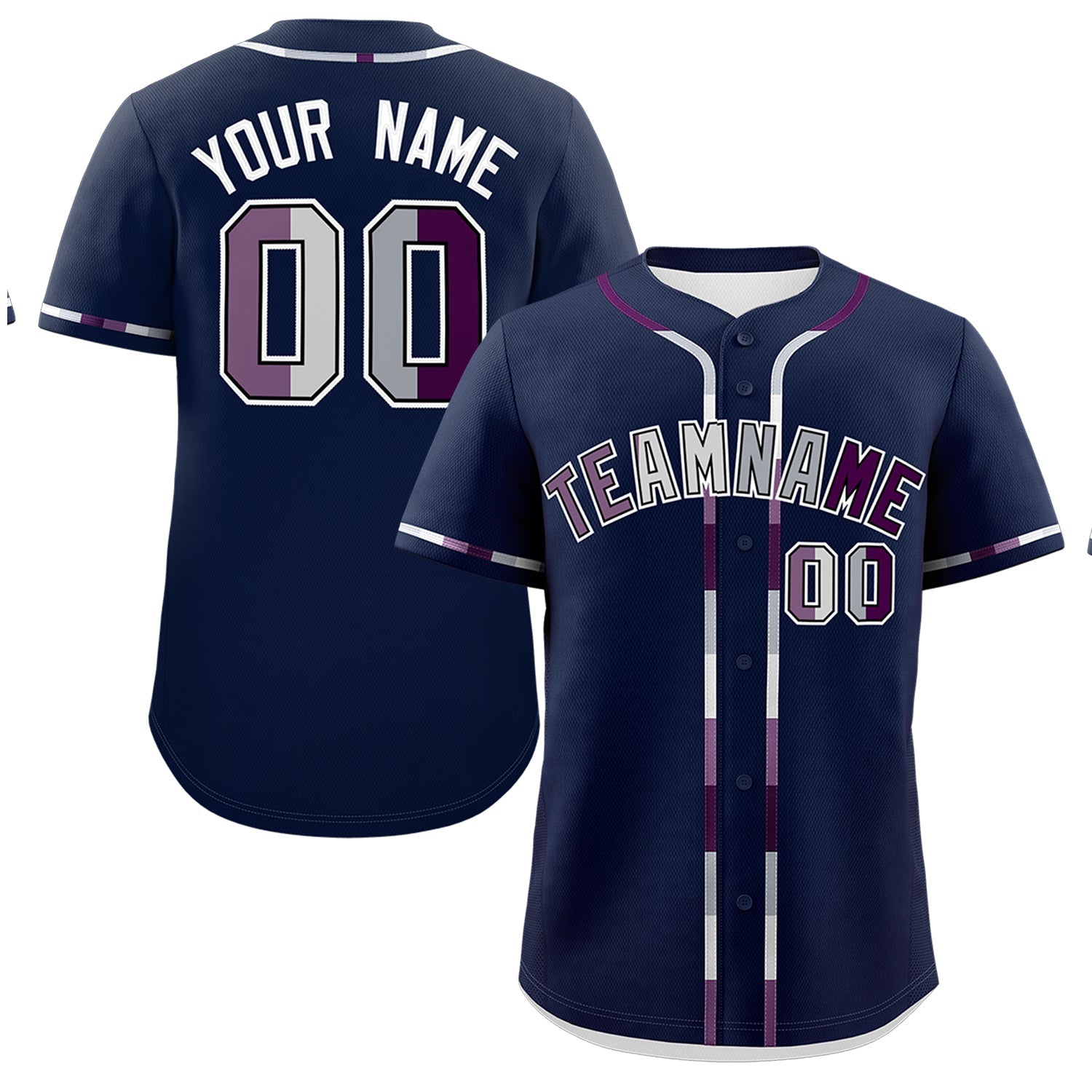 Custom Navy Genderless For Pride Month Classic Style Baseball Jersey| KXKSHOP