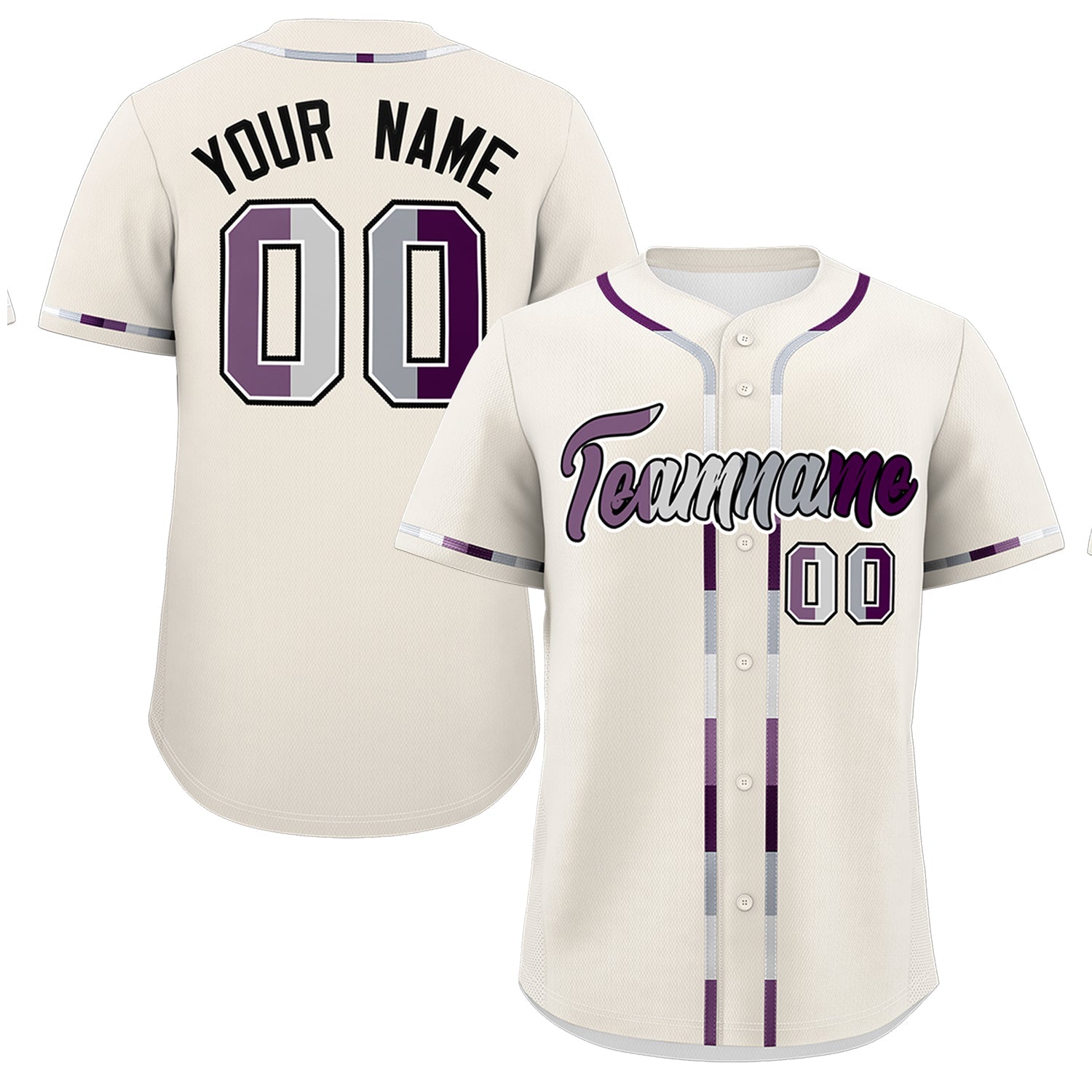 Custom Cream Genderless For Pride Month Classic Style Baseball Jersey| KXKSHOP
