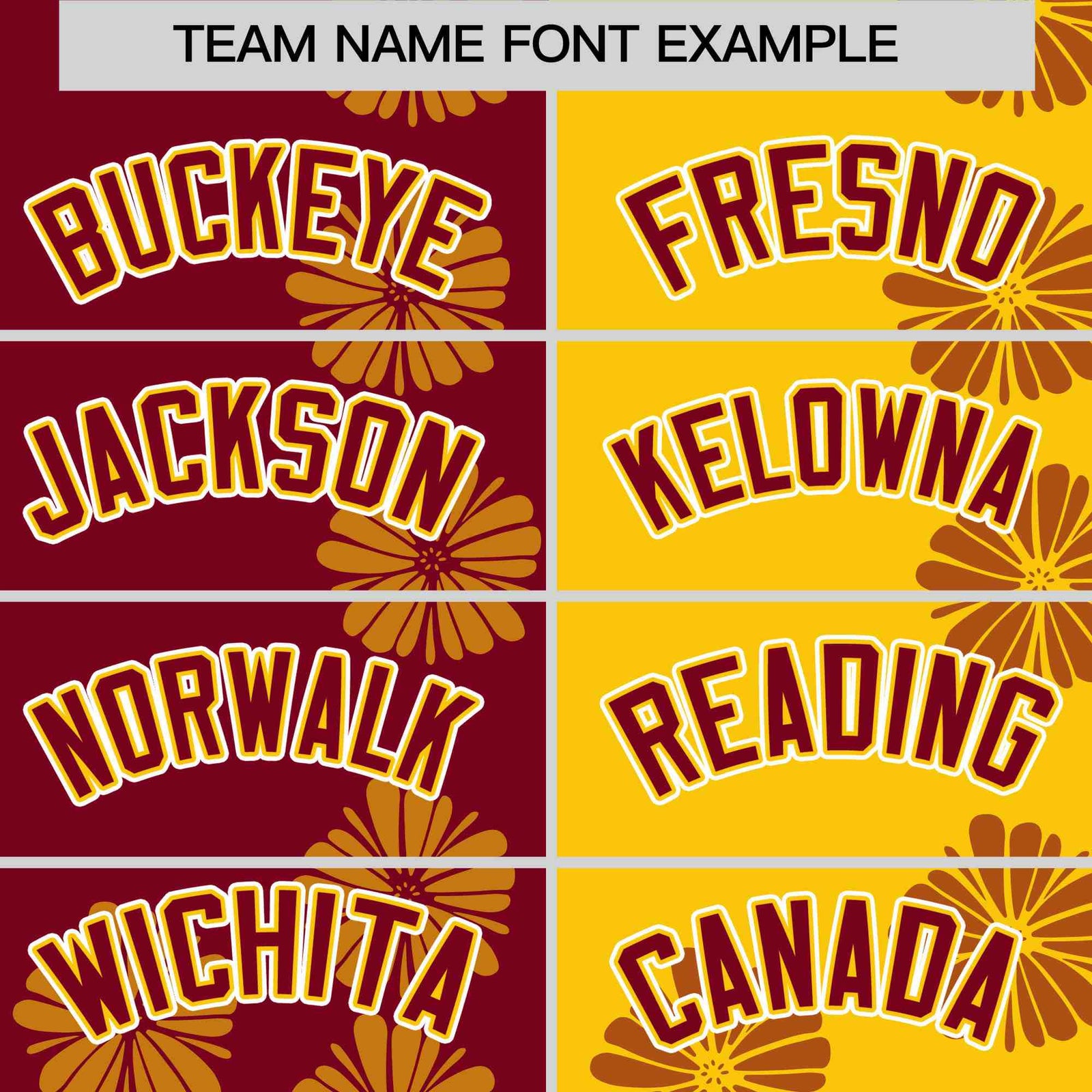 Custom Crimson Gold Split Fashion Flower Graffiti Pattern Authentic Baseball Jersey