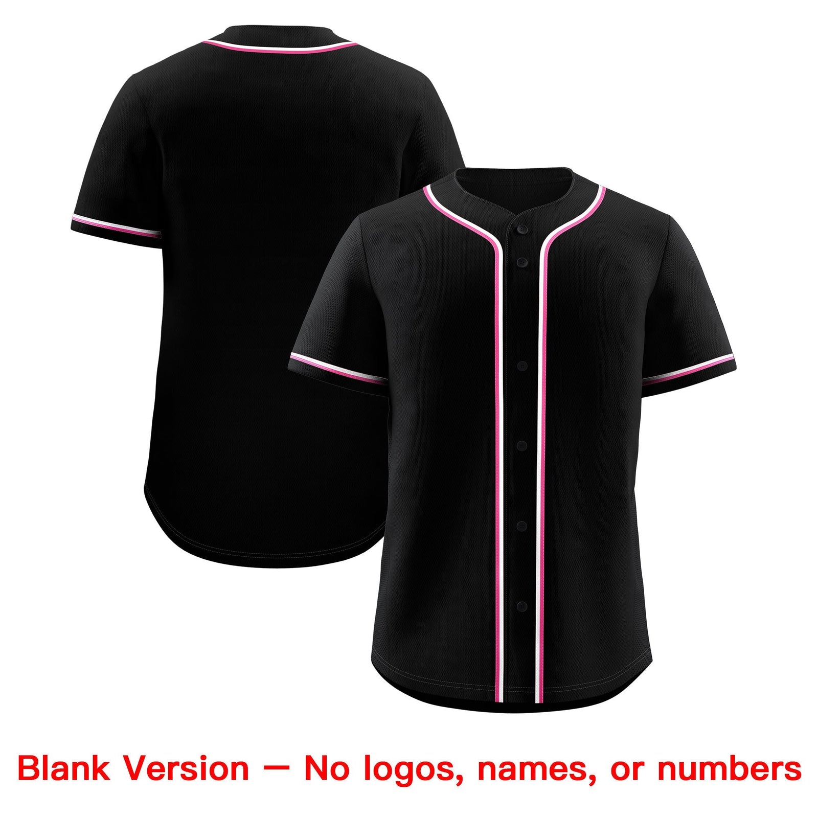 Custom Black Classic Style Stitched Sports Uniform Personalized For Teams Lightweight Baseball Jersey| KXKSHOP