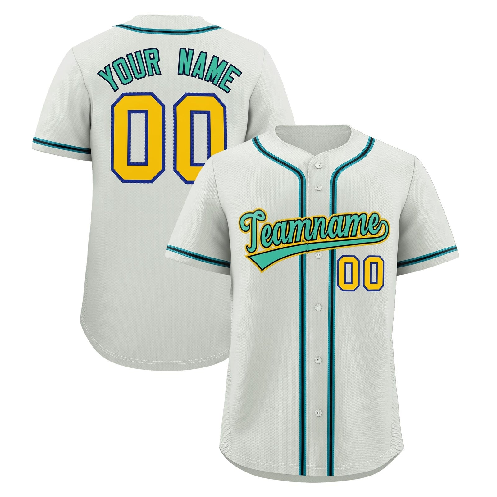 Custom Light Gray Classic Style Stitched Sports Uniform Personalized For Teams Lightweight Baseball Jersey| KXKSHOP