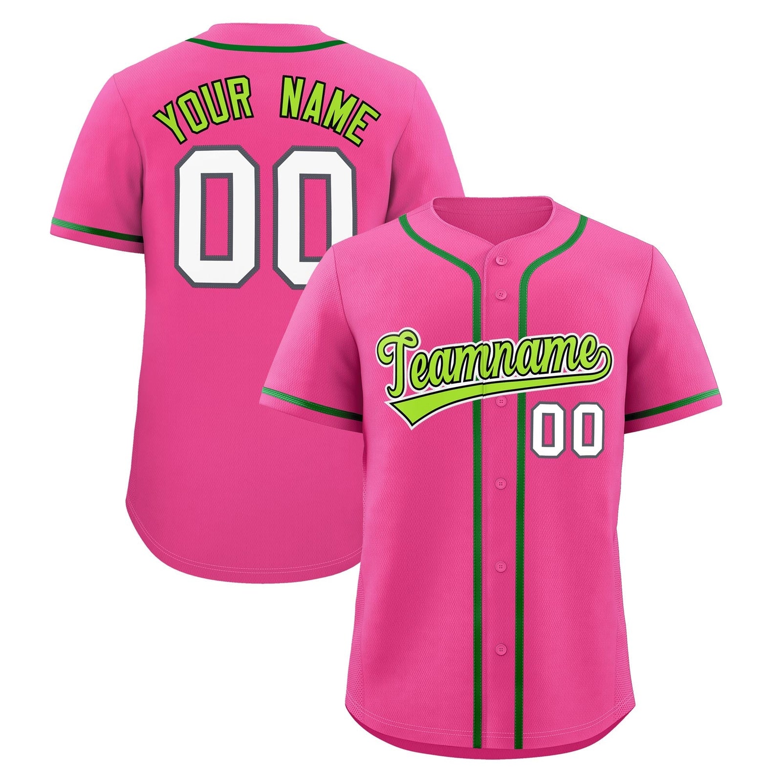 Custom Pink Classic Style Stitched Sports Uniform Personalized For Teams Quick Dry Baseball Jersey| KXKSHOP
